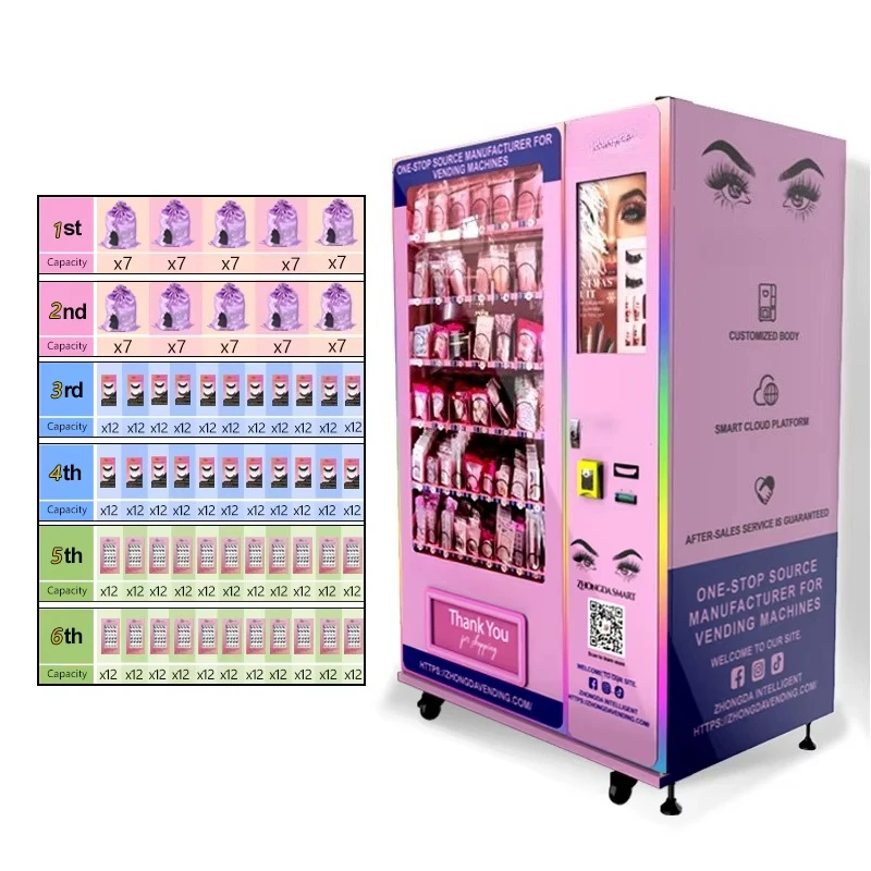 Self Service Smart Vending Machine For Beverage Snack Retail Business Automatic Dispensing System
Self Service Smart Vending Machine For Beverage Snack Retail Business Automatic Dispensing System