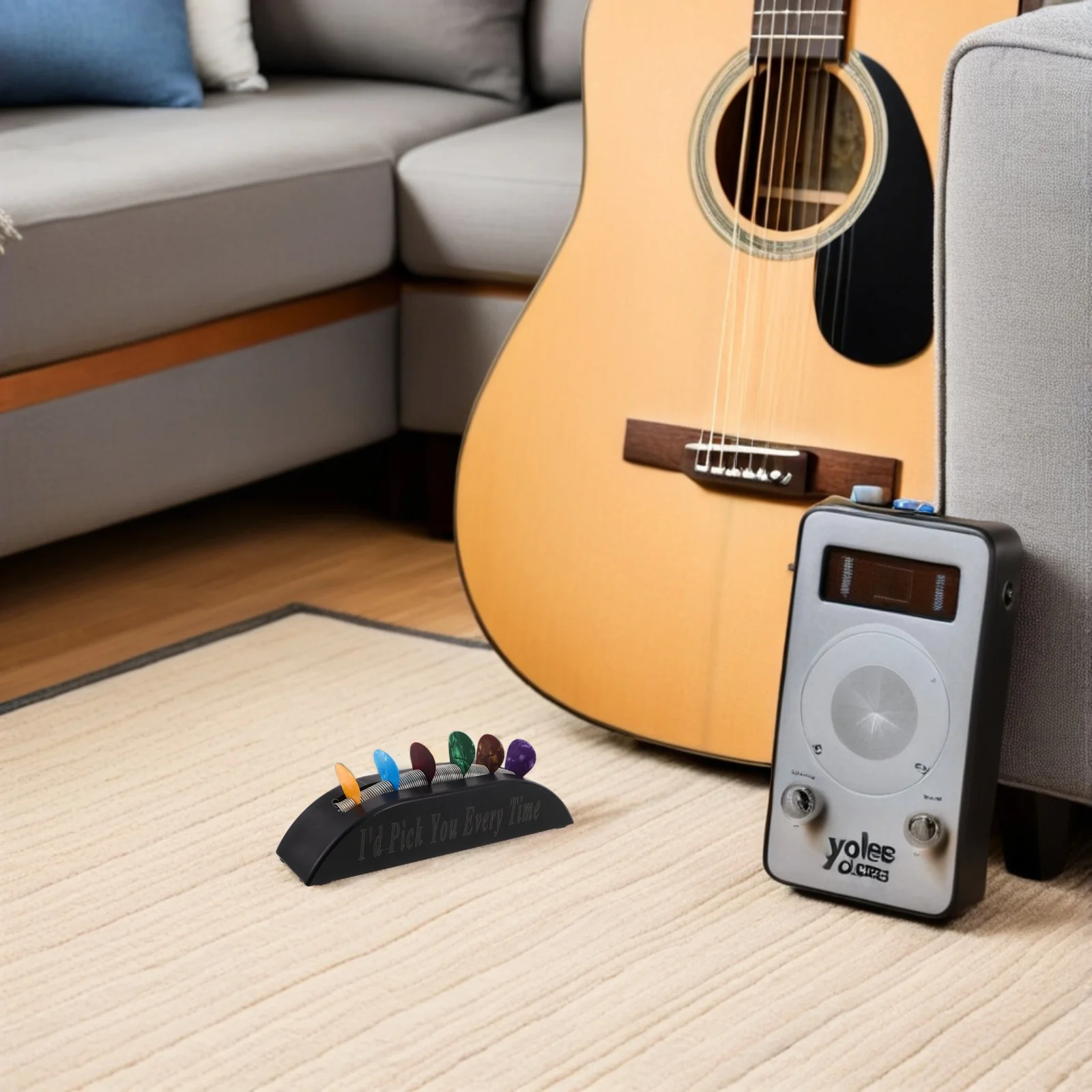 Guitar Pick Holder Black Japanese Aesthetic Spring Clamp Lightweight Pvc Retro Design For Electric Acoustic Bass Ukulele
Guitar Pick Holder Black Japanese Aesthetic Spring Clamp Lightweight Pvc Retro Design For Electric Acoustic Bass Ukulele