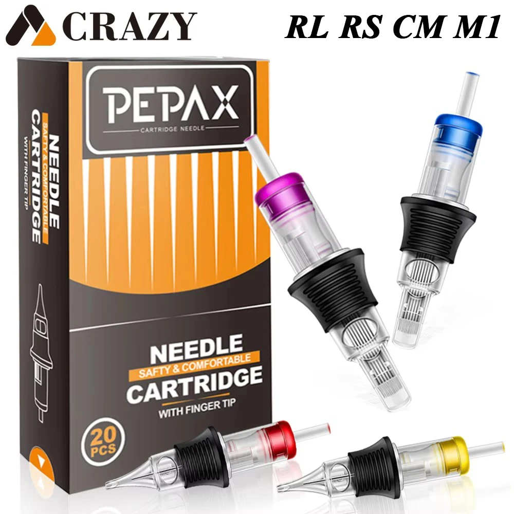 20 шт. картриджей PEPAX для тату-машинок с силиконовой обмоткой, профессиональные иглы для татуировок для тату-машинок-ручек
20 шт. картриджей PEPAX для тату-машинок с силиконовой обмоткой, профессиональные иглы для татуировок для тату-машинок-ручек