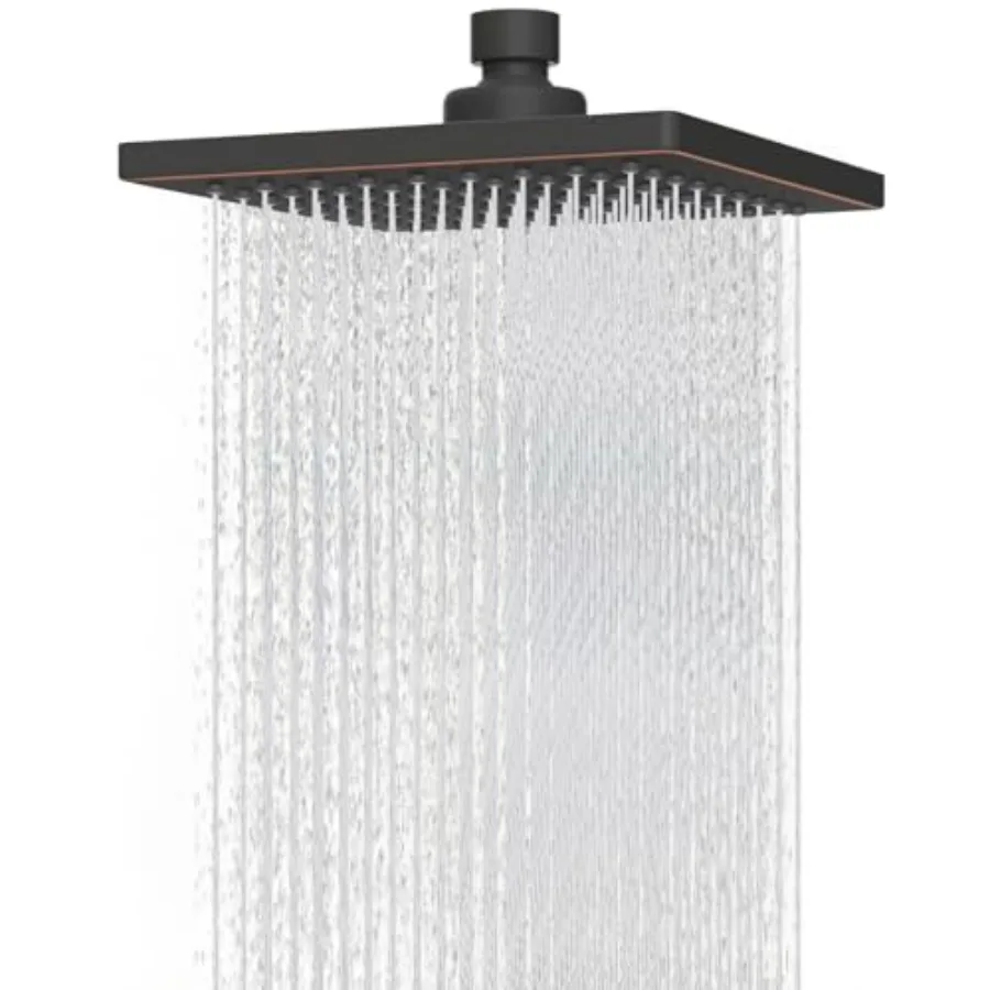 Thickness Metal Rain Shower Head 6'' High Pressure Rainfall Shower Head Bathroom Waterfall Shower Heads High Flow Fixed Showerh
Thickness Metal Rain Shower Head 6'' High Pressure Rainfall Shower Head Bathroom Waterfall Shower Heads High Flow Fixed Showerh