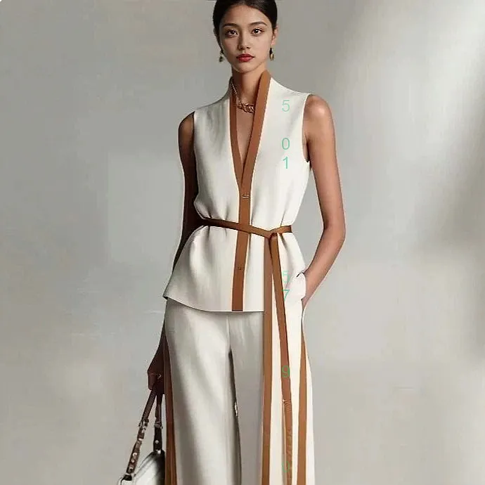 Premium Sleeveless Jumpsuit Sets Women Summer Casual Wide Leg Pants Matching Set Overall Playsuit
Premium Sleeveless Jumpsuit Sets Women Summer Casual Wide Leg Pants Matching Set Overall Playsuit
