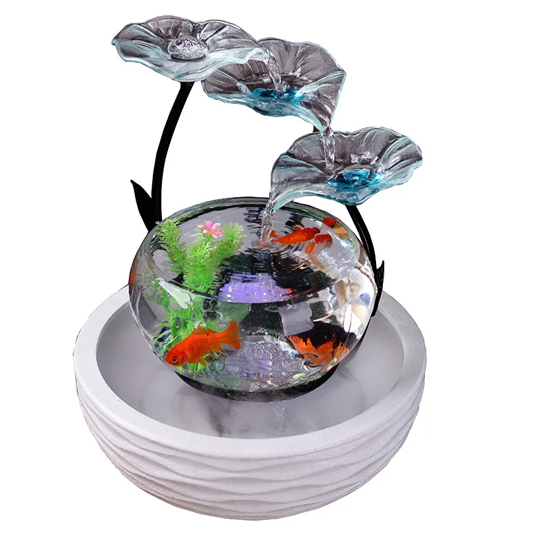 @Desktop flowing water, fish tank bonsai humidifier, ornaments, home living room decoration, water wheel, lucky new home housewa
@Desktop flowing water, fish tank bonsai humidifier, ornaments, home living room decoration, water wheel, lucky new home housewa
