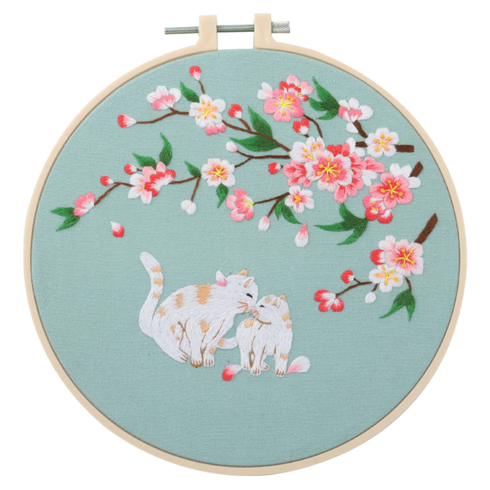 Embroidery Material Pack Cartoon Cat Handmade Kits 20cm Hoop Starter Kit Cross Stitch Supplies Embroidered Floss
Embroidery Material Pack Cartoon Cat Handmade Kits 20cm Hoop Starter Kit Cross Stitch Supplies Embroidered Floss