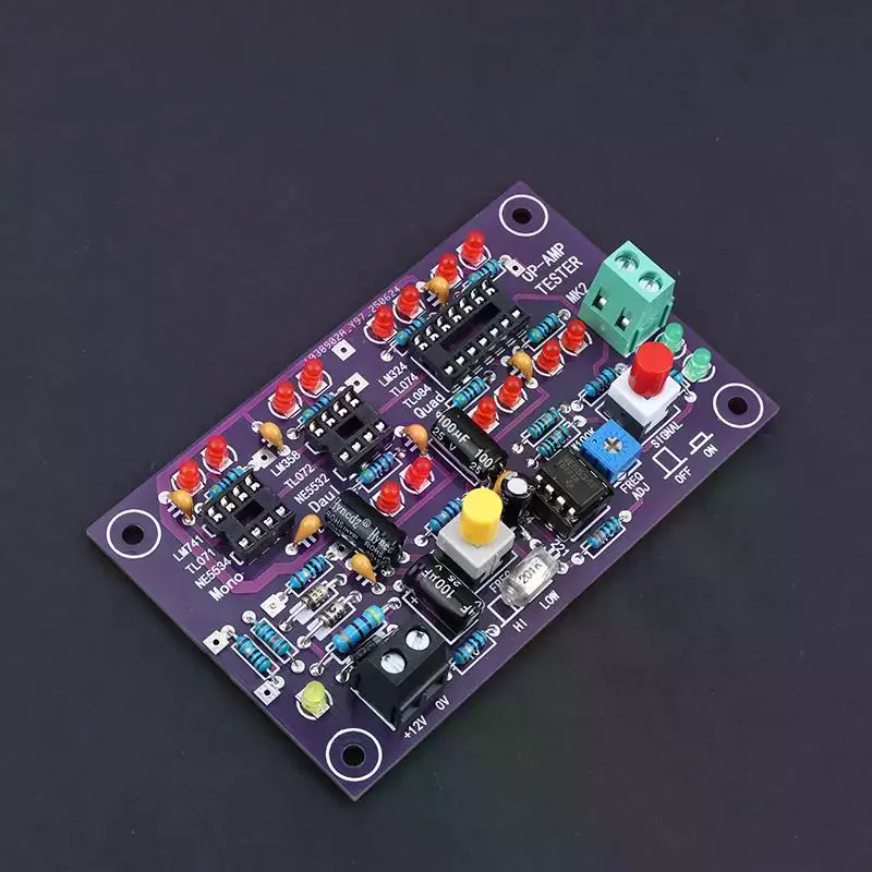 Операционный усилитель T2, тестер операционного усилителя, одинарный/двойной/квадратный операционный усилитель, высокоскоростной низкоскоростной модуль дифференцирования, плата
Операционный усилитель T2, тестер операционного усилителя, одинарный/двойной/квадратный операционный усилитель, высокоскоростной низкоскоростной модуль дифференцирования, плата