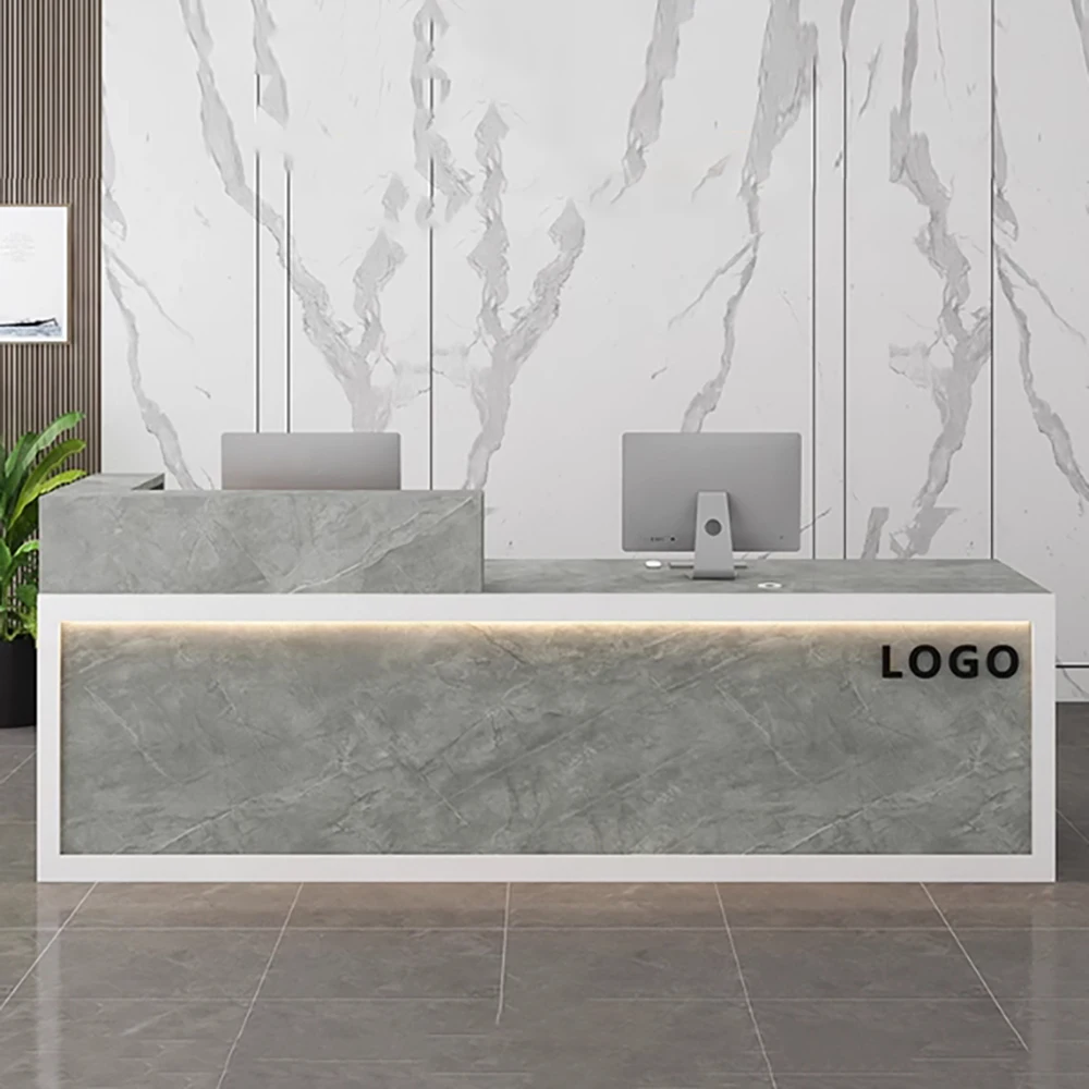 Elegant Nordic Reception Desk Trendy Luxury Professional Quality Reception Desk Simple Unique Comptoir Commercial Furniture
Elegant Nordic Reception Desk Trendy Luxury Professional Quality Reception Desk Simple Unique Comptoir Commercial Furniture