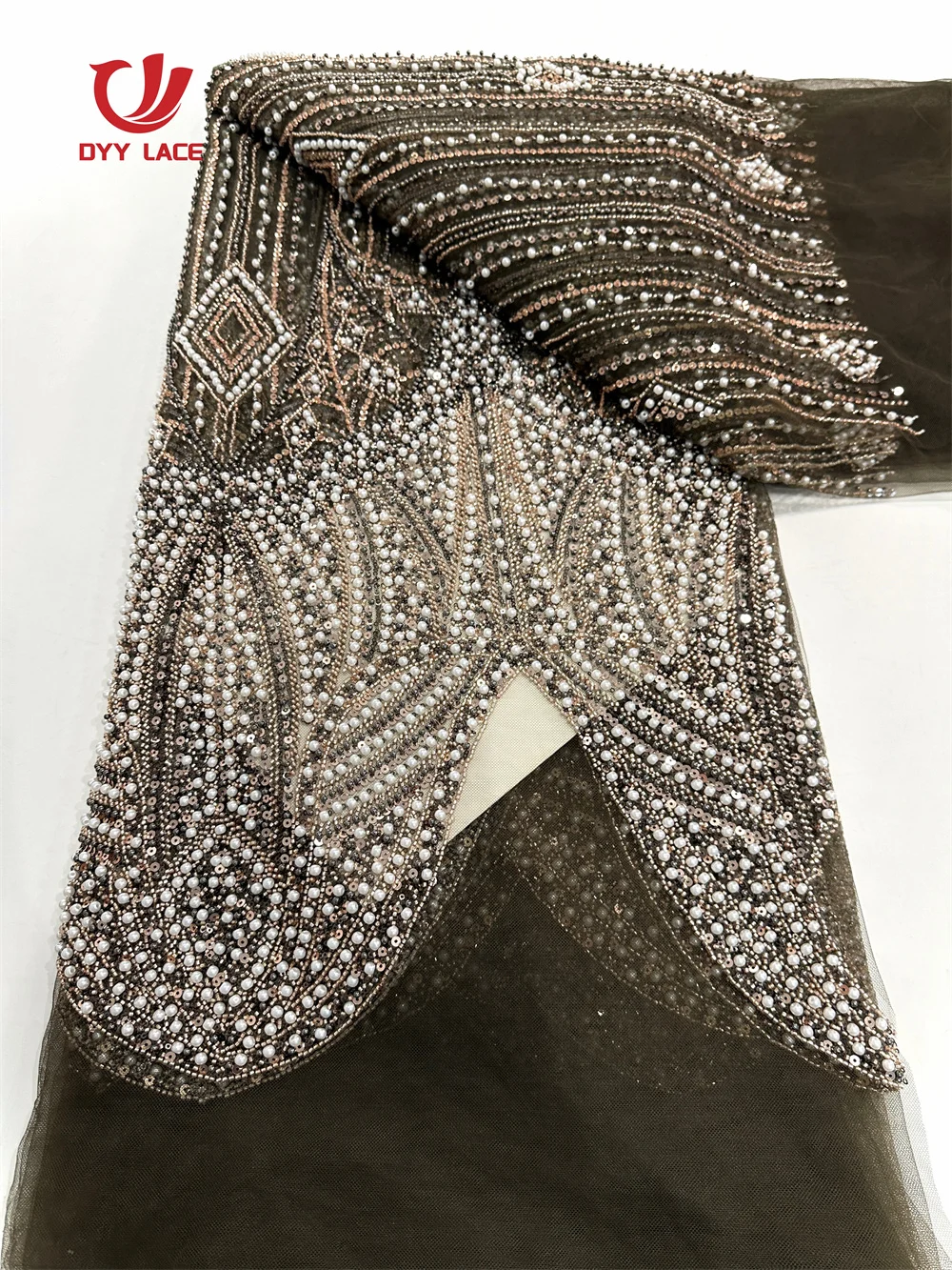 5 Yards African Beaded Groom Lace Fabric Embroidery Beads Nigerian Embroidery Mesh Lace Fabric For Wedding Dresses
5 Yards African Beaded Groom Lace Fabric Embroidery Beads Nigerian Embroidery Mesh Lace Fabric For Wedding Dresses
