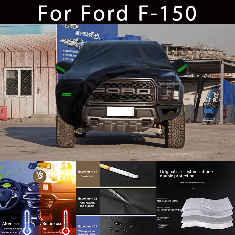 For Ford F-150 Outdoor Protection Full Car Covers Snow Cover Sunshade Waterproof Dustproof Exterior Car accessories
For Ford F-150 Outdoor Protection Full Car Covers Snow Cover Sunshade Waterproof Dustproof Exterior Car accessories