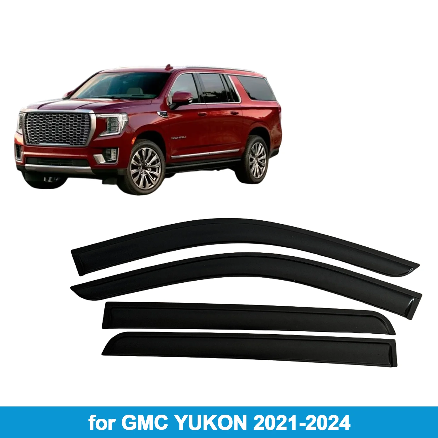 Оконный козырек для GMC YUKON 2021-2025, защита от дождя, боковой дефлектор, защита от атмосферных воздействий, лента для наружного крепления
Оконный козырек для GMC YUKON 2021-2025, защита от дождя, боковой дефлектор, защита от атмосферных воздействий, лента для наружного крепления