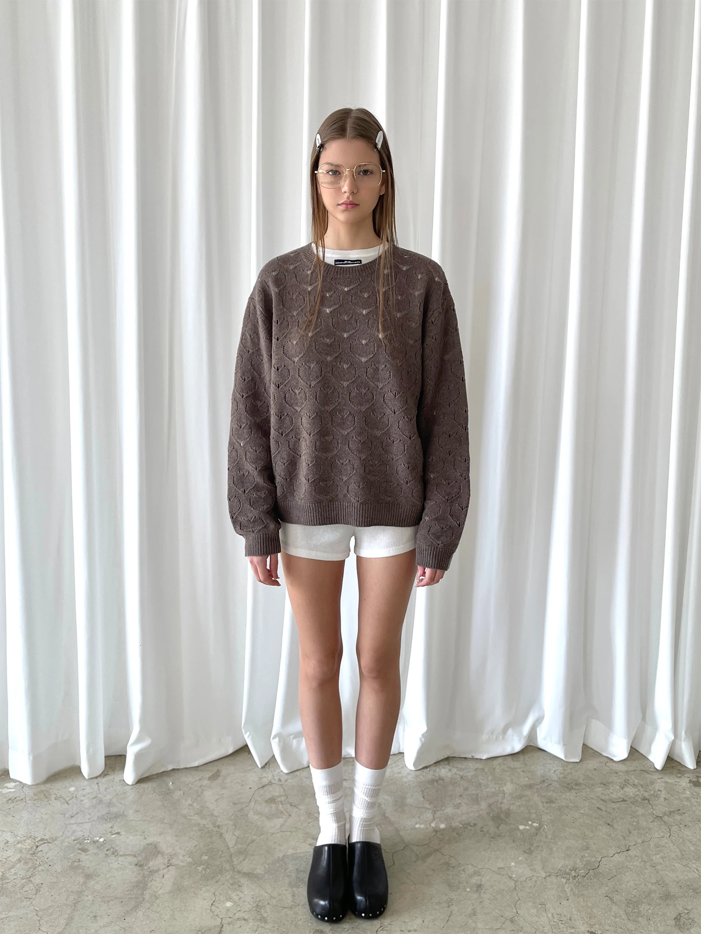 Шерстяной свитер с вырезами в форме сердца для женщин, повседневный, свободного кроя, с длинными рукавами, весенняя мода
Шерстяной свитер с вырезами в форме сердца для женщин, повседневный, свободного кроя, с длинными рукавами, весенняя мода