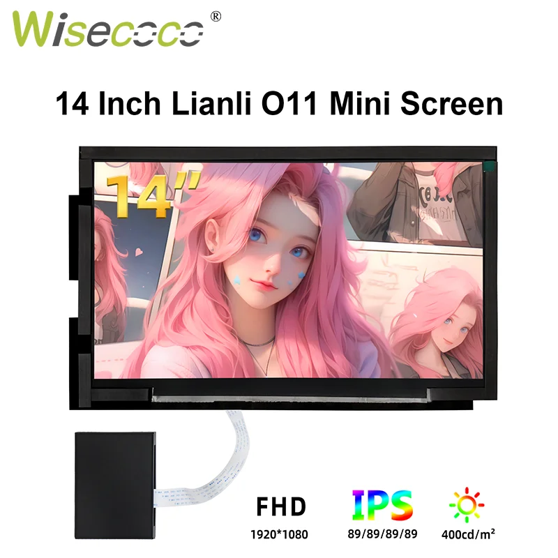 Wisecoco 14-дюймовый портативный монитор 2K 1920*1080 для Lianli O11, динамический мини-корпус HD IPS, ЖК-дисплей, игровой процессор, графический процессор, дополнительный дисплей
Wisecoco 14-дюймовый портативный монитор 2K 1920*1080 для Lianli O11, динамический мини-корпус HD IPS, ЖК-дисплей, игровой процессор, графический процессор, дополнительный дисплей