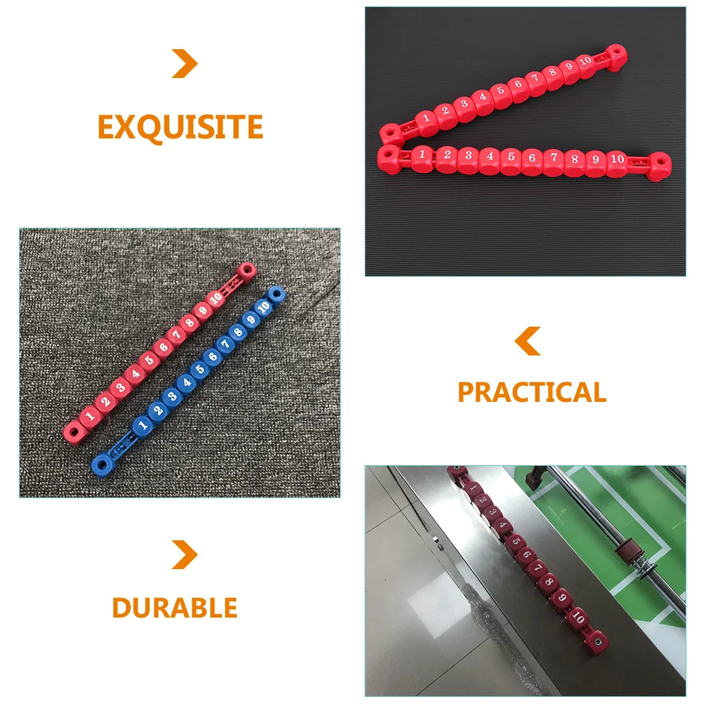 2pcs Square Scorer Foosball Counters Durable Plastic Desktop Score Keeper Table Football Gaming Necessity
2pcs Square Scorer Foosball Counters Durable Plastic Desktop Score Keeper Table Football Gaming Necessity