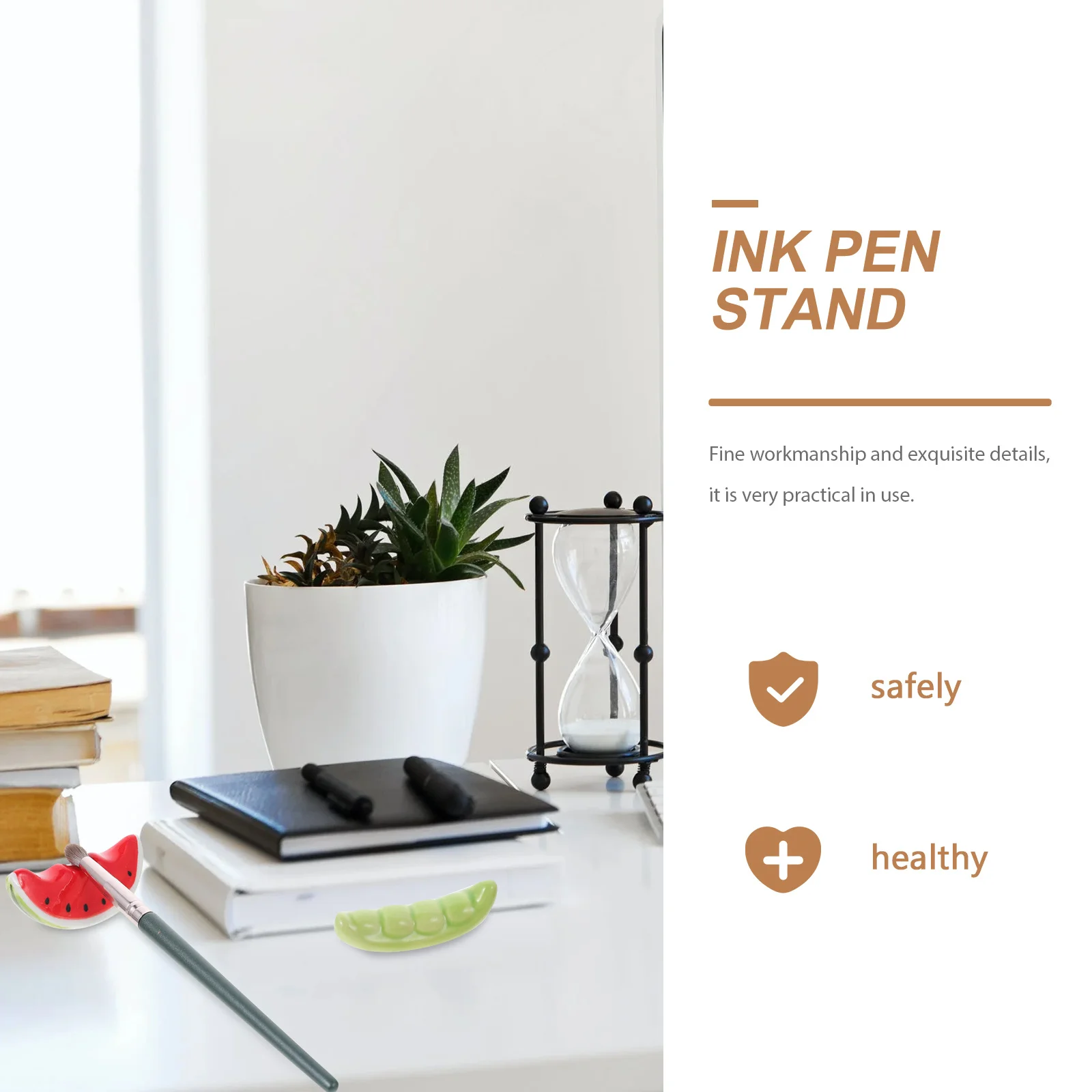 5 Pcs Decorative Pen Holder Ceramic Brush Paintbrush Rests Stand Rack for Calligraphy Cute
5 Pcs Decorative Pen Holder Ceramic Brush Paintbrush Rests Stand Rack for Calligraphy Cute