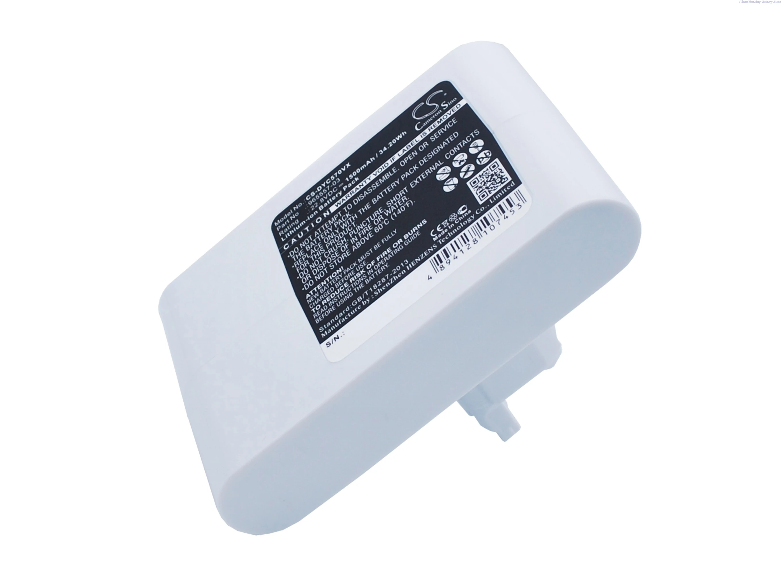 22.8V 1500mAh Battery 965557-03,Type-B,917083-01,202932-02 for Dyson DC31 Animal,DC34,DC35,DC35 Multi floor,DC56,DC57 +TOOL
22.8V 1500mAh Battery 965557-03,Type-B,917083-01,202932-02 for Dyson DC31 Animal,DC34,DC35,DC35 Multi floor,DC56,DC57 +TOOL