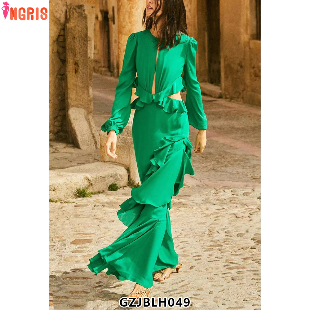 Custom Summer Long Sleeve Top Midi Skirt Suit Women's Casual Two-piece Skirt Suit-GZJBLH049
Custom Summer Long Sleeve Top Midi Skirt Suit Women's Casual Two-piece Skirt Suit-GZJBLH049