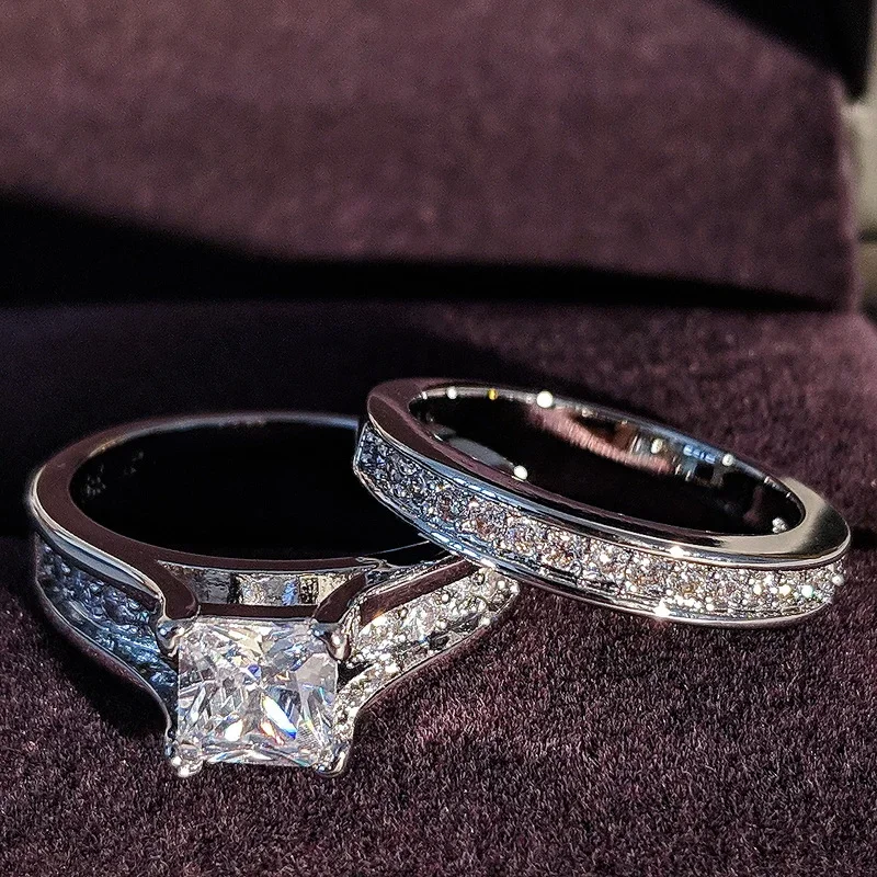 925 Sterling Silver bride Wedding Engagement Ring Sets For Women Bridal New Product Fashion Finger Wholesale Jewelry
925 Sterling Silver bride Wedding Engagement Ring Sets For Women Bridal New Product Fashion Finger Wholesale Jewelry
