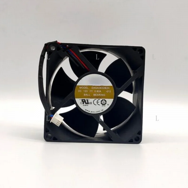 L 1 PCS for AVC Fan DASA0832B2H DC 12V 0.80A 8032 8cm 3-Pin Double Ball Cooling Fan
L 1 PCS for AVC Fan DASA0832B2H DC 12V 0.80A 8032 8cm 3-Pin Double Ball Cooling Fan