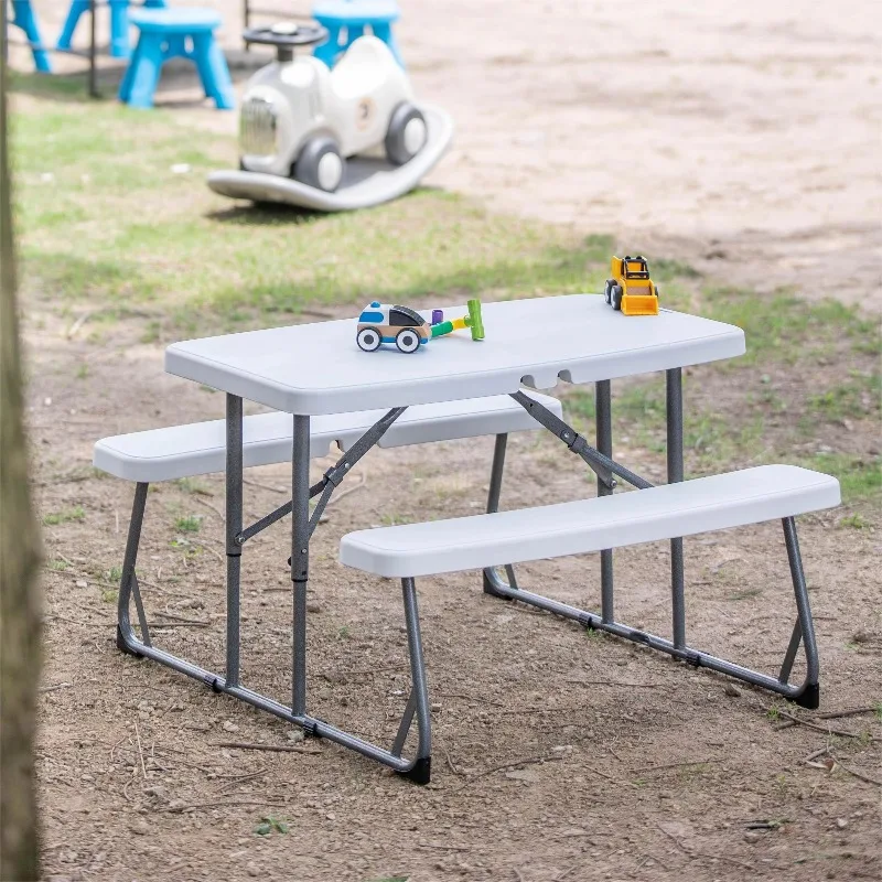 Kids Folding Picnic Table Outdoor Garden Camping Folding Table and Bench Set
Kids Folding Picnic Table Outdoor Garden Camping Folding Table and Bench Set