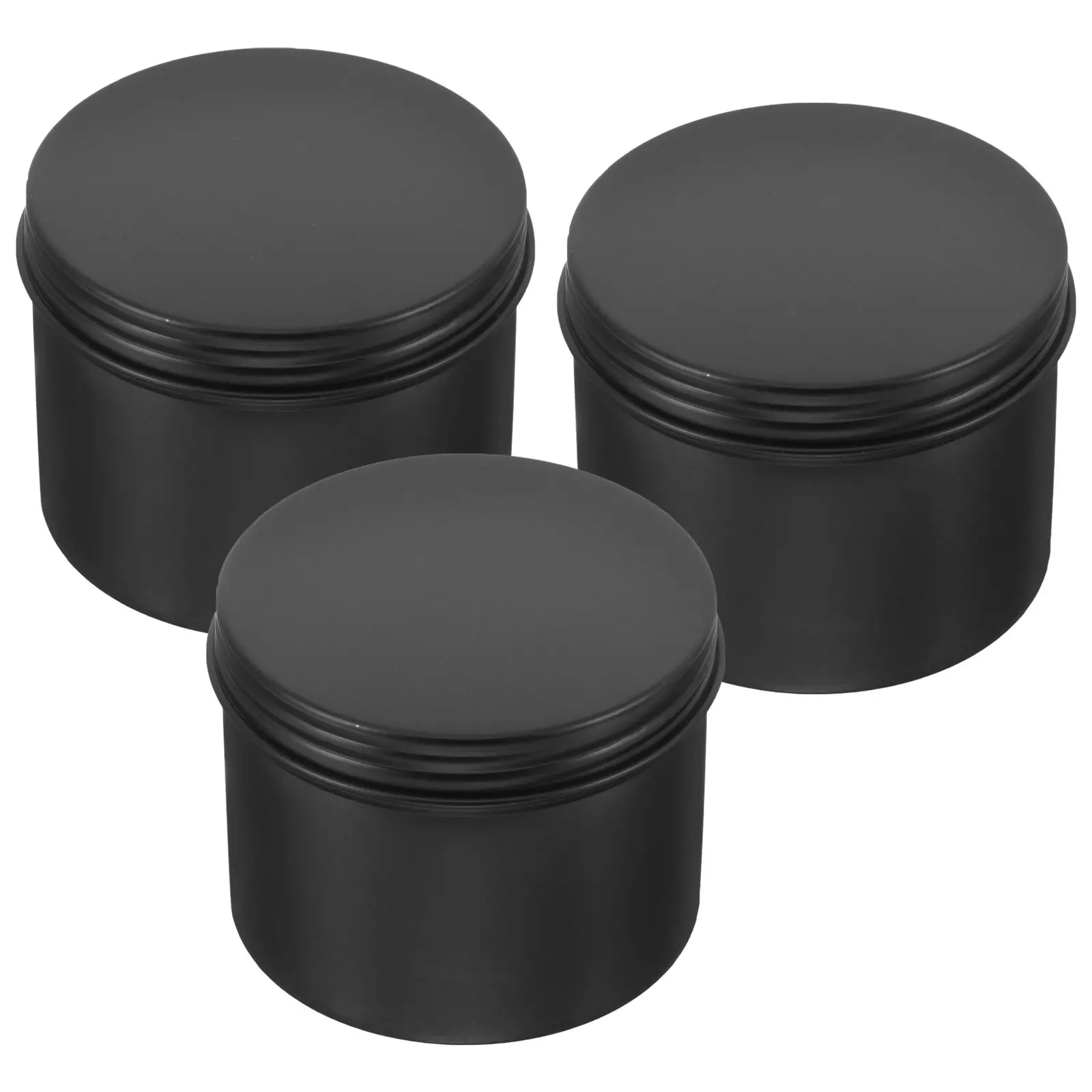 3pcs Aluminum 120ml Black Soap Containers Round Threaded Soap Container Repackaging Travel Storage Solutions
3pcs Aluminum 120ml Black Soap Containers Round Threaded Soap Container Repackaging Travel Storage Solutions