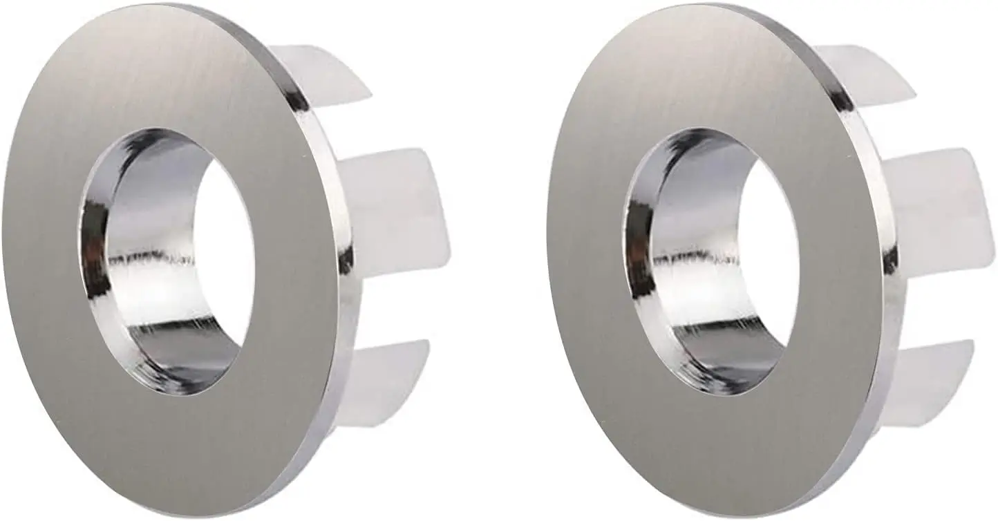 Brushed Nickel Sink Overflow Cover Caps for 0.8-0.91 inch Holes (2 Pack)
Brushed Nickel Sink Overflow Cover Caps for 0.8-0.91 inch Holes (2 Pack)