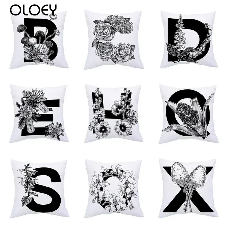 Black Letters and Flowers Polyester Soft Cushion Cover, 45x45cm, Home Bedroom Office Decoration, Hotel Decoration Cushion Cover.
Black Letters and Flowers Polyester Soft Cushion Cover, 45x45cm, Home Bedroom Office Decoration, Hotel Decoration Cushion Cover.