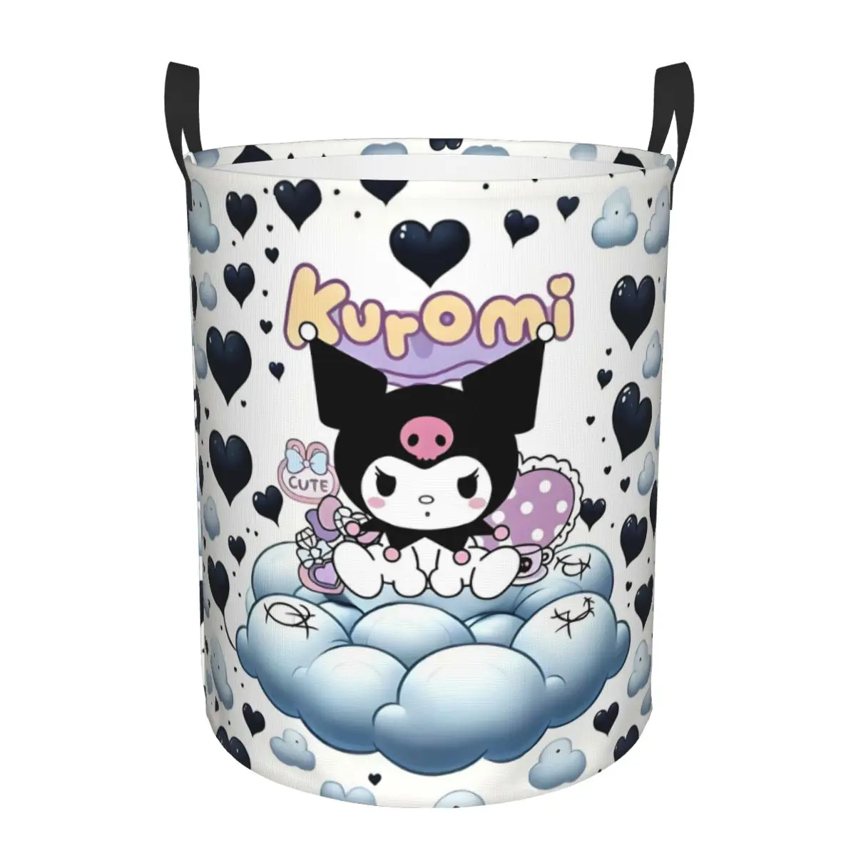 Cartoon Kuromi Laundry Hamper Large Clothes Storage Basket Anime Skull Cute Book Socks Bin Organizer for Bathroom
Cartoon Kuromi Laundry Hamper Large Clothes Storage Basket Anime Skull Cute Book Socks Bin Organizer for Bathroom