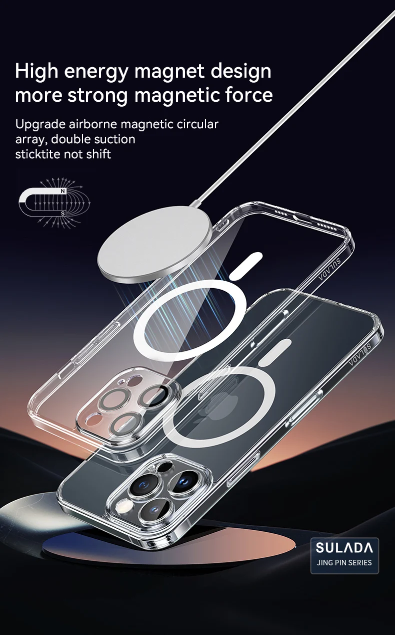 Clear Case For Magsafe Wireless Charging Case For Apple iPhone 16 15 Pro Max promax Magnetic Acrylic Shockproof Cover
Clear Case For Magsafe Wireless Charging Case For Apple iPhone 16 15 Pro Max promax Magnetic Acrylic Shockproof Cover