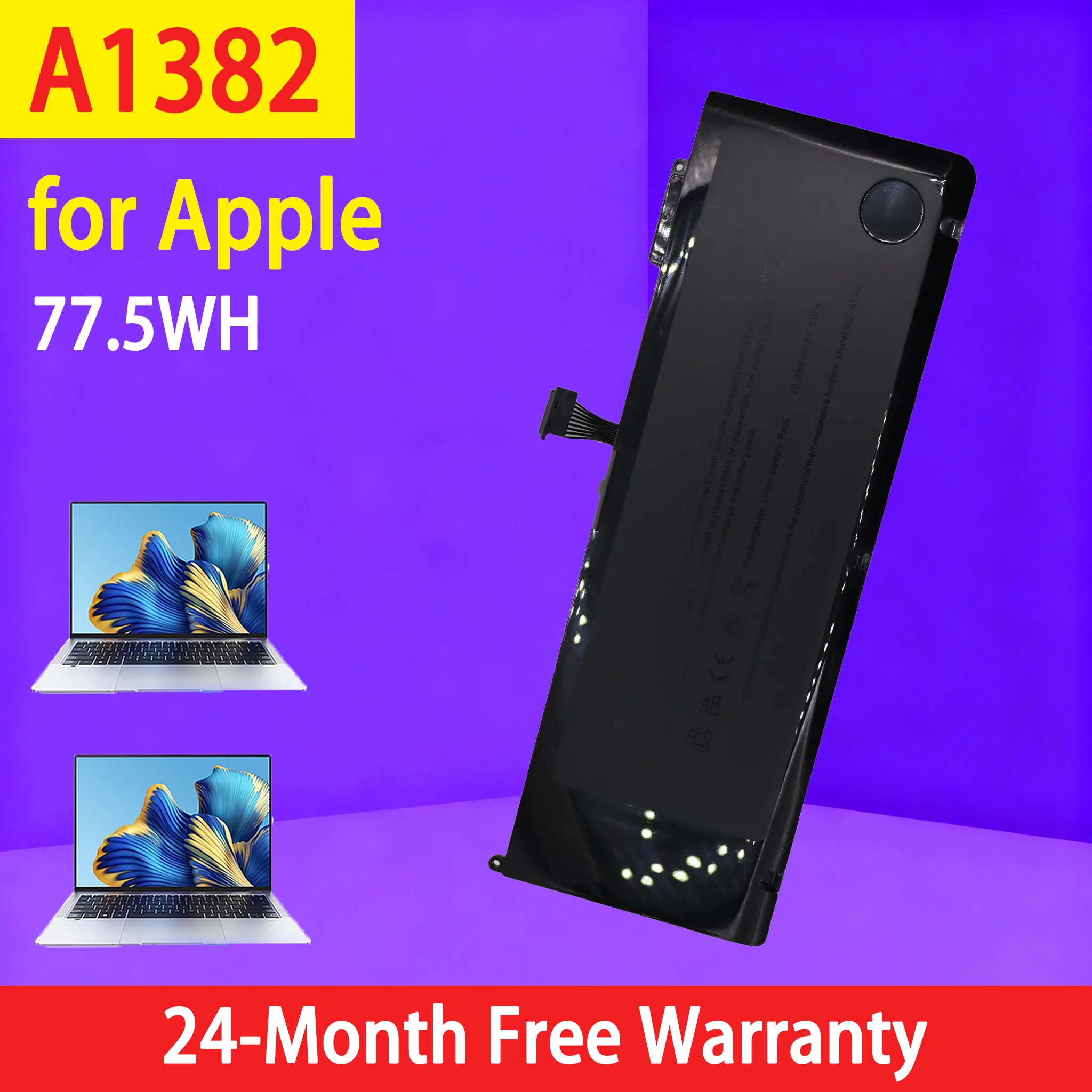 AUSSY A1382 Аккумулятор для ноутбука Apple MacBook Pro 15 дюймов A1286 2011 2012 версия MC721 MC723 MC847 MD318 MD322 MD103 MD104 77.5WH
AUSSY A1382 Аккумулятор для ноутбука Apple MacBook Pro 15 дюймов A1286 2011 2012 версия MC721 MC723 MC847 MD318 MD322 MD103 MD104 77.5WH