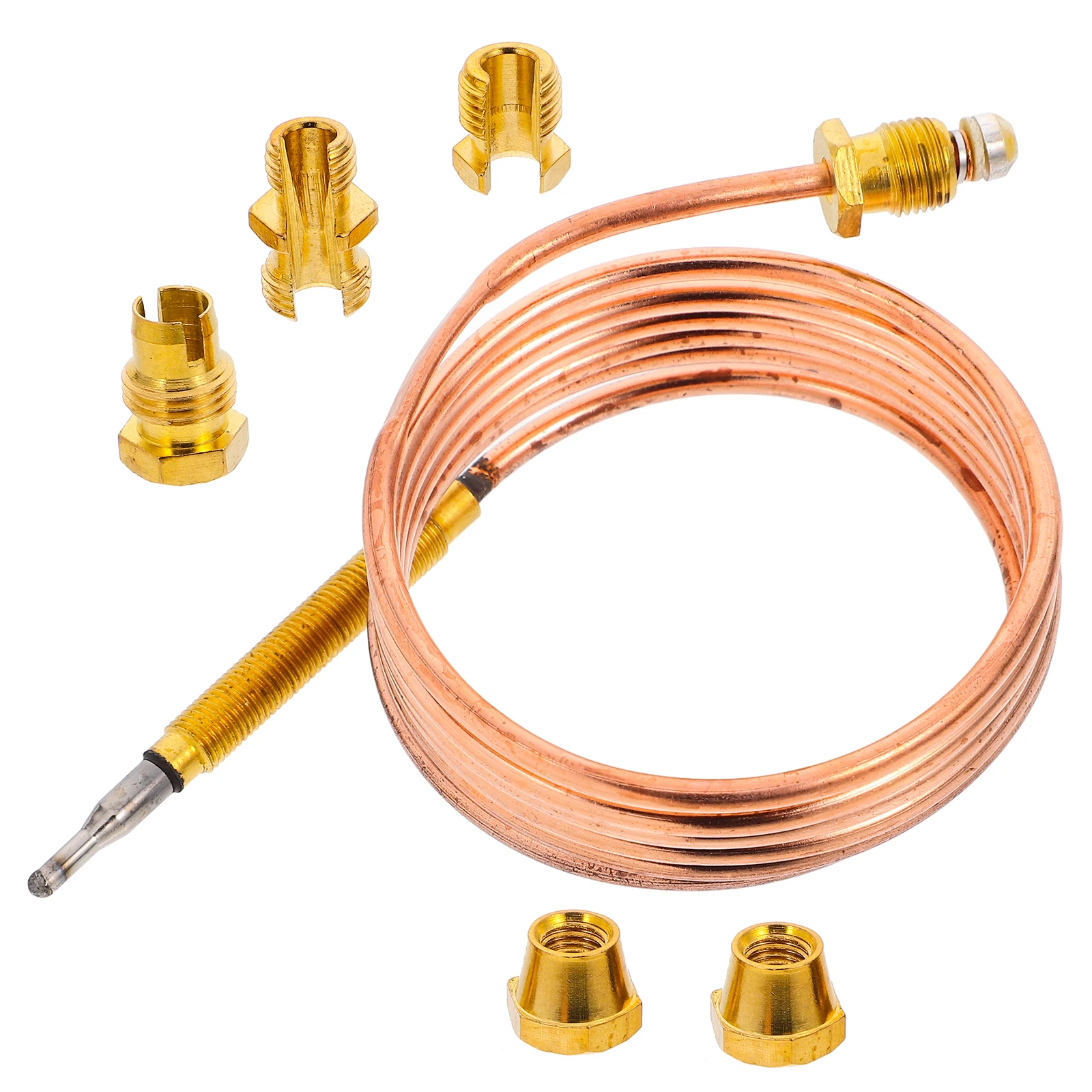 1 Set Copper Thermocouple Universal Gas Stove Thermocouple Kit Fireplace Replacement Parts Easy Maintenance
1 Set Copper Thermocouple Universal Gas Stove Thermocouple Kit Fireplace Replacement Parts Easy Maintenance
