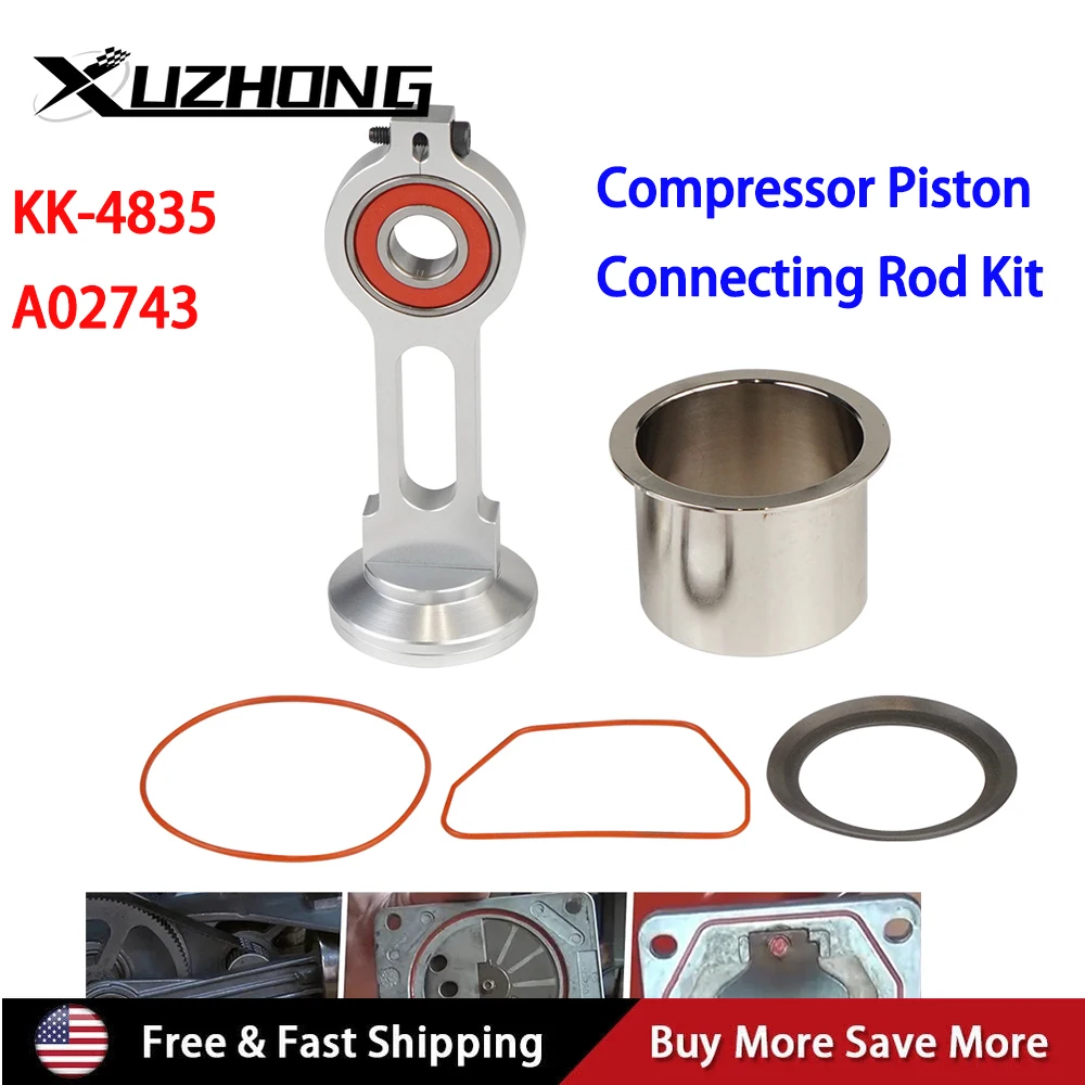 KK-4835 Compressor Piston Kit Connecting Rod Replacement Kit For Devildiss/Craftman/Dewalt/Porter Cable, KK5081 A02743
KK-4835 Compressor Piston Kit Connecting Rod Replacement Kit For Devildiss/Craftman/Dewalt/Porter Cable, KK5081 A02743