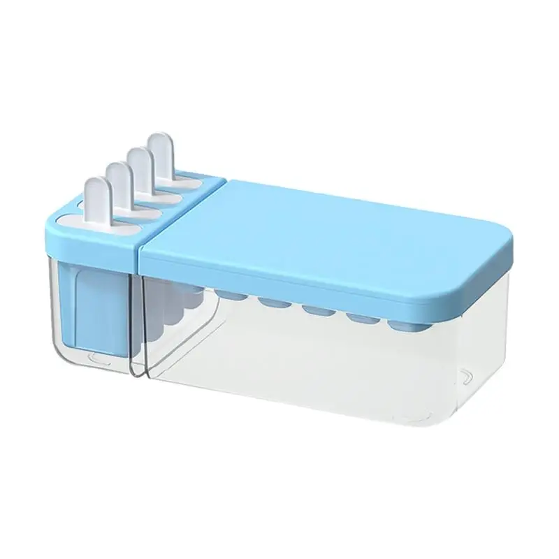 Ice Cube Tray With Bin Easy-Release Ice Cream Maker Tray With Popsicle Molds Ice Cream Making Gadget For Cocktails Whiskey
Ice Cube Tray With Bin Easy-Release Ice Cream Maker Tray With Popsicle Molds Ice Cream Making Gadget For Cocktails Whiskey