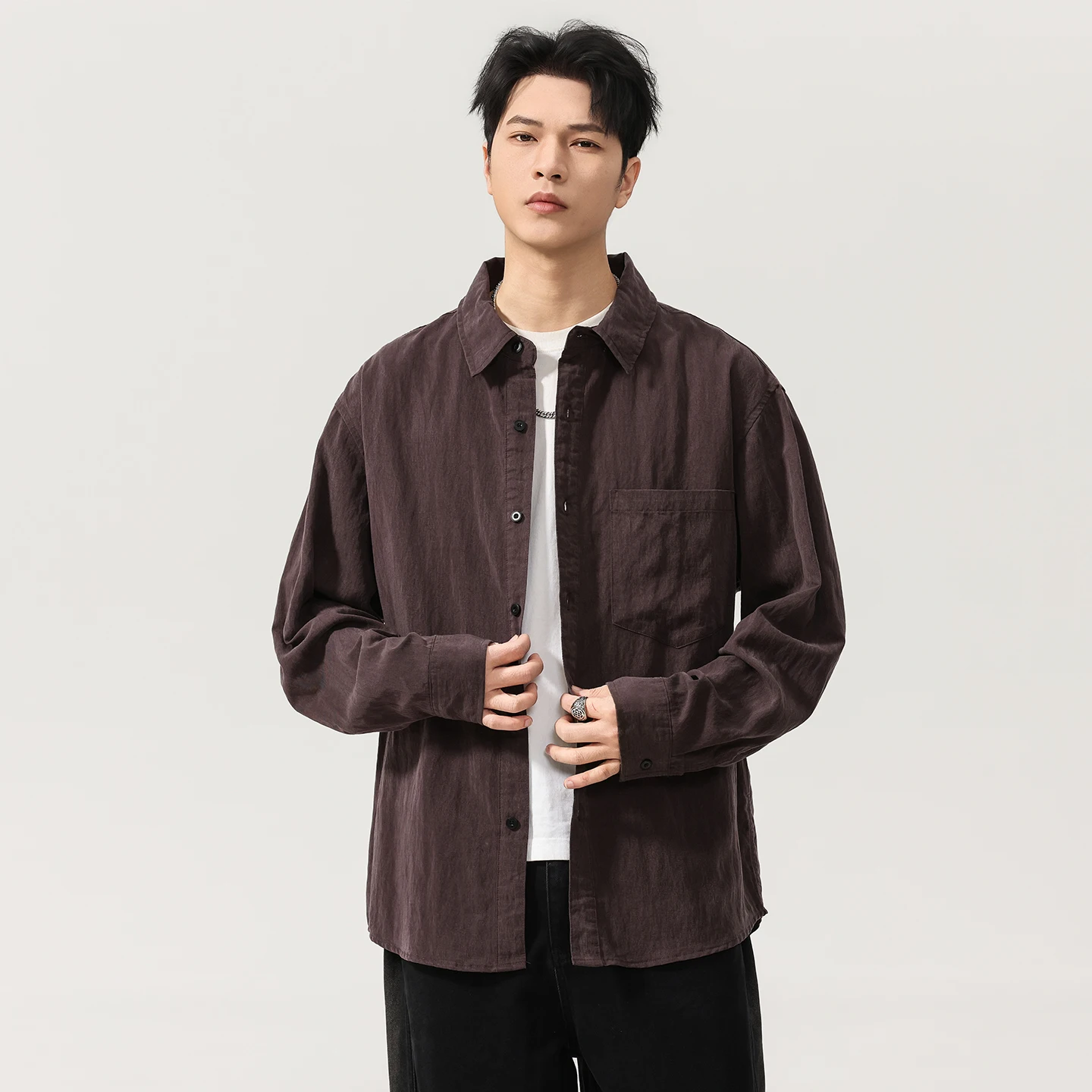 Men Japanese Streetwear Loose Long Sleeve Lightweight Cargo Shirts Male Clothes Korean Fashion Vintage Casual Commute Shirt
Men Japanese Streetwear Loose Long Sleeve Lightweight Cargo Shirts Male Clothes Korean Fashion Vintage Casual Commute Shirt