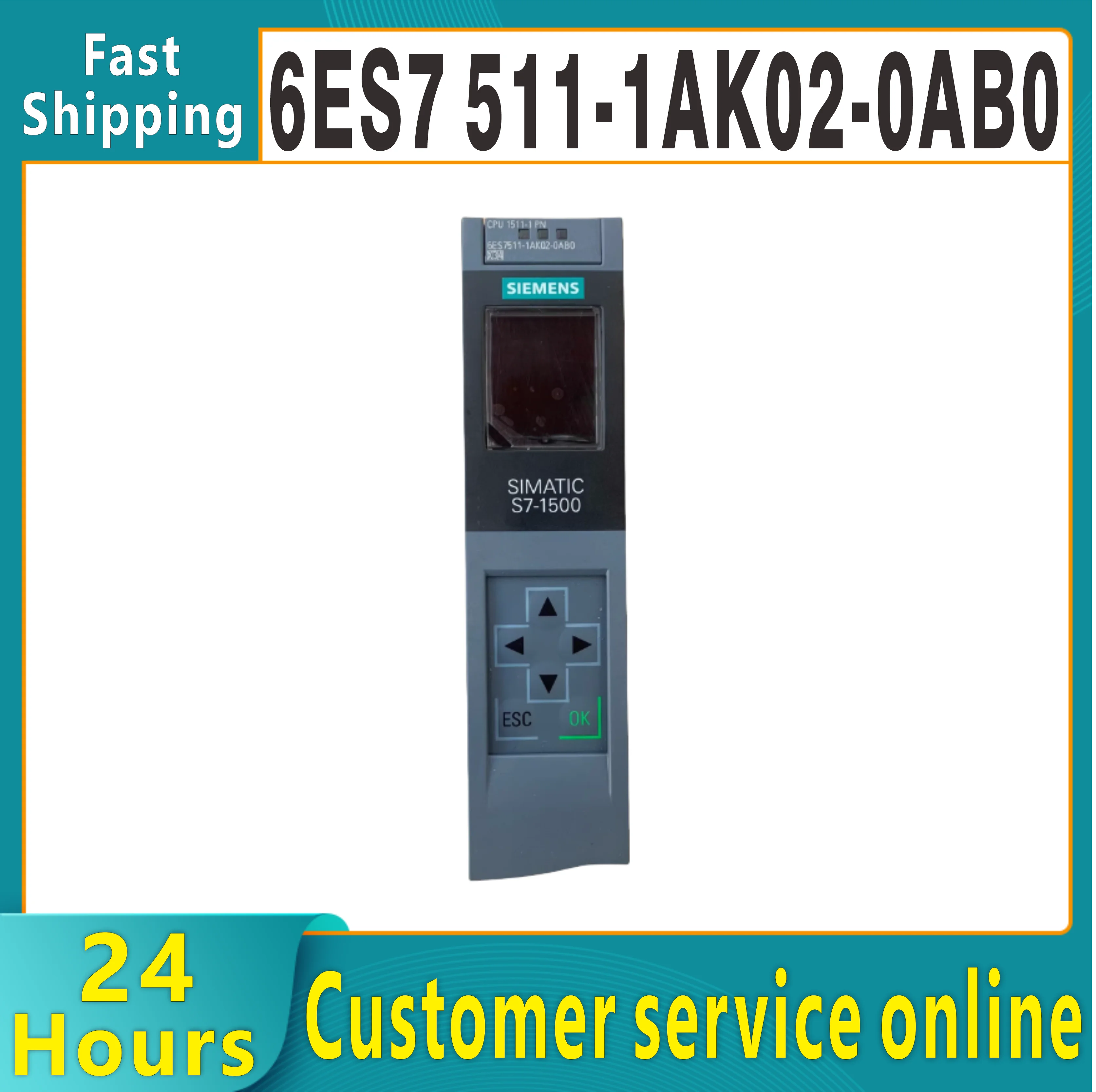 Оригинальный программируемый контроллер 6ES7 511-1AK02-0AB0
Оригинальный программируемый контроллер 6ES7 511-1AK02-0AB0