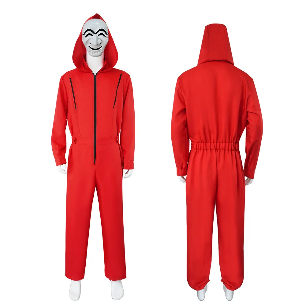 Korean Version Of "Paper House" Play Costume, Red Jumpsuit, "Dali's Paper House" Costume.
Korean Version Of "Paper House" Play Costume, Red Jumpsuit, "Dali's Paper House" Costume.