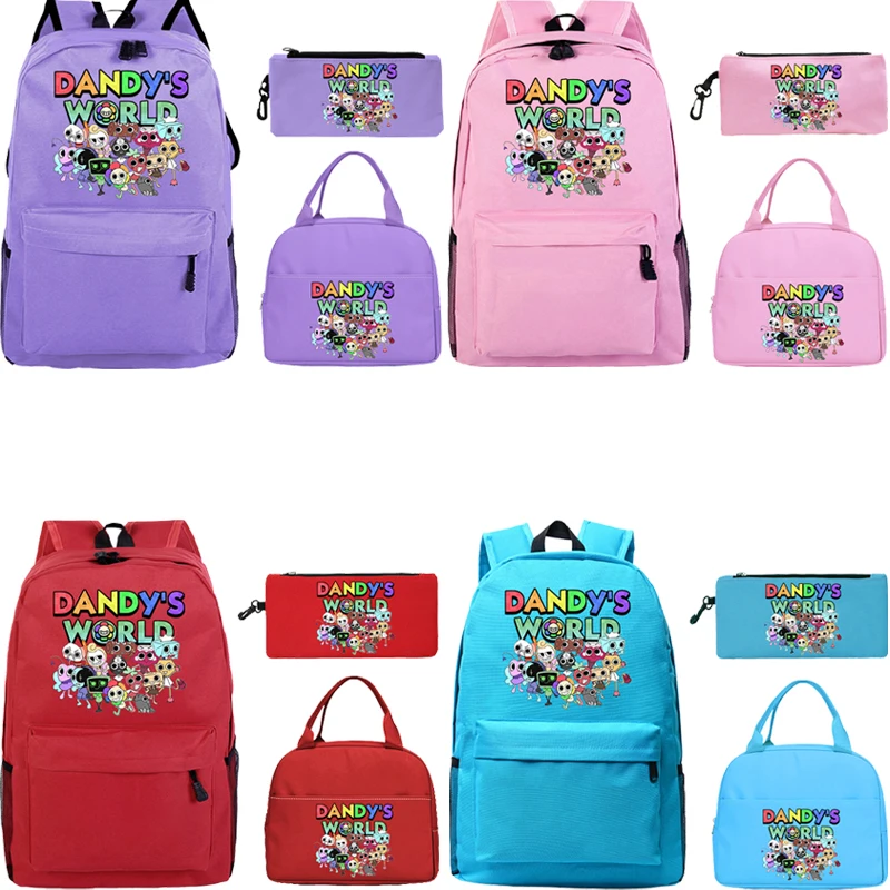 3Pcs/set Dandy's World Cartoon Backpack Primary Students Schoolbag Boy Girl Rucksack Large Capacity Cartoon Bagpack Gift Mochila
3Pcs/set Dandy's World Cartoon Backpack Primary Students Schoolbag Boy Girl Rucksack Large Capacity Cartoon Bagpack Gift Mochila