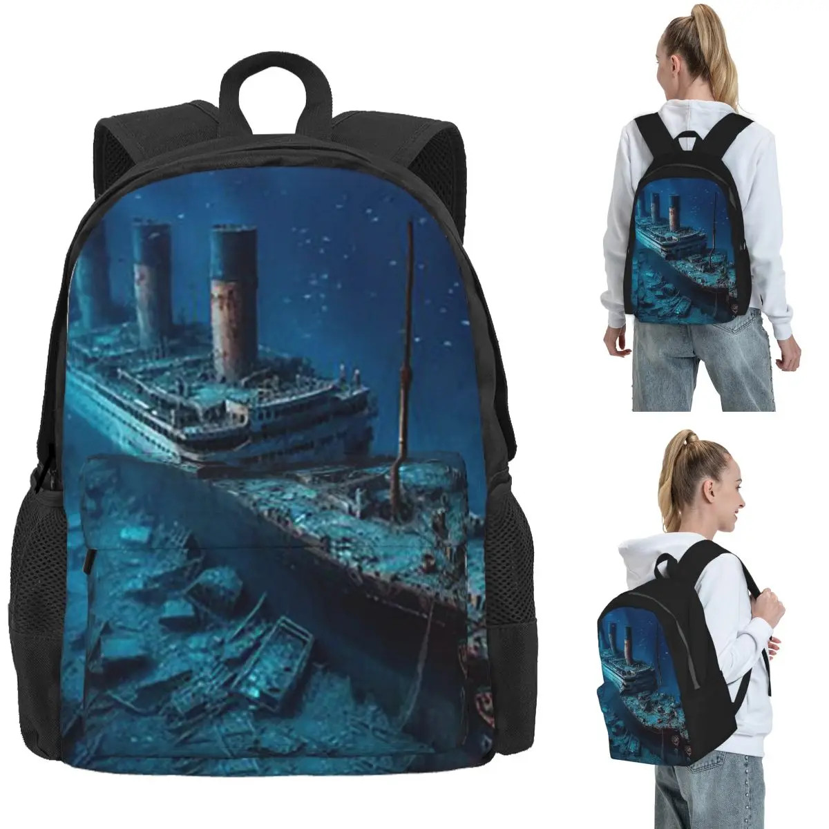RMS Titanic Backpack Daypack Large Capacity Boys Girls BookBag School Bag Shoulder Bags for Men Women
RMS Titanic Backpack Daypack Large Capacity Boys Girls BookBag School Bag Shoulder Bags for Men Women
