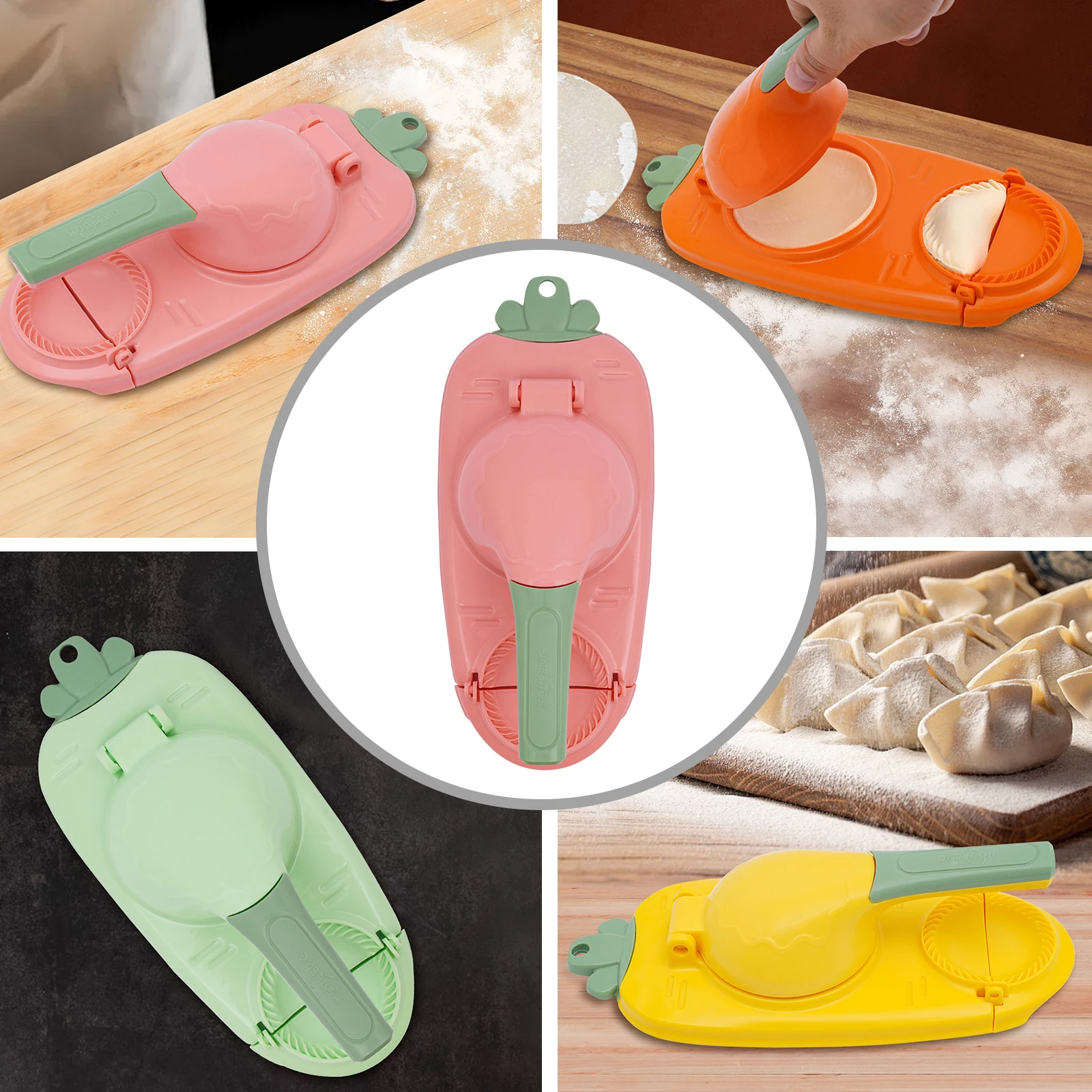 2-in-1 DIY Dumpling Wrapper Plastic Manual Wrapper Dumpling Making Mold Dough Pressing Tool Baking Pastry Dumpling Maker Gadget
2-in-1 DIY Dumpling Wrapper Plastic Manual Wrapper Dumpling Making Mold Dough Pressing Tool Baking Pastry Dumpling Maker Gadget