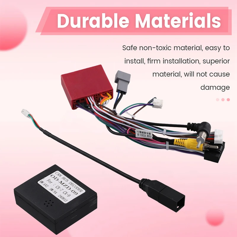 16Pin Wiring Harness Canbus Decoder Box Adapter For Mazda CX-7 CX-9 CX7 CX9 Android Stereo
16Pin Wiring Harness Canbus Decoder Box Adapter For Mazda CX-7 CX-9 CX7 CX9 Android Stereo