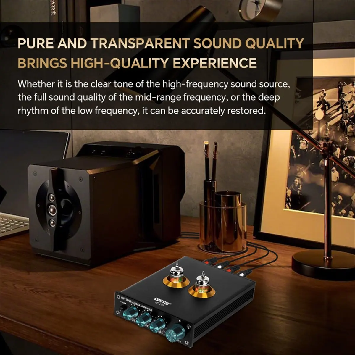 A23G HiFi Tube Audio Amplifier JAN5654 Vacuum Tube Buffer Treble Adjustment Audio Tube Preamp Stereo Receiver EU Plug
A23G HiFi Tube Audio Amplifier JAN5654 Vacuum Tube Buffer Treble Adjustment Audio Tube Preamp Stereo Receiver EU Plug