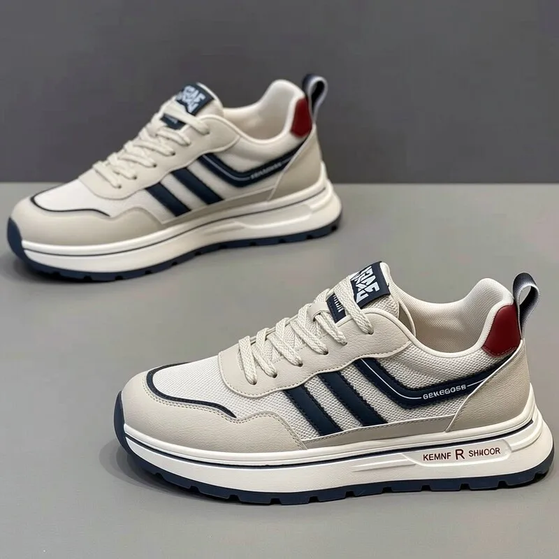 Men's Summer Breathable Running Sports Shoes Fashionable Low-Top Flat-Looking Rubber Outsole Thick-Heeled Height-Increasing
Men's Summer Breathable Running Sports Shoes Fashionable Low-Top Flat-Looking Rubber Outsole Thick-Heeled Height-Increasing