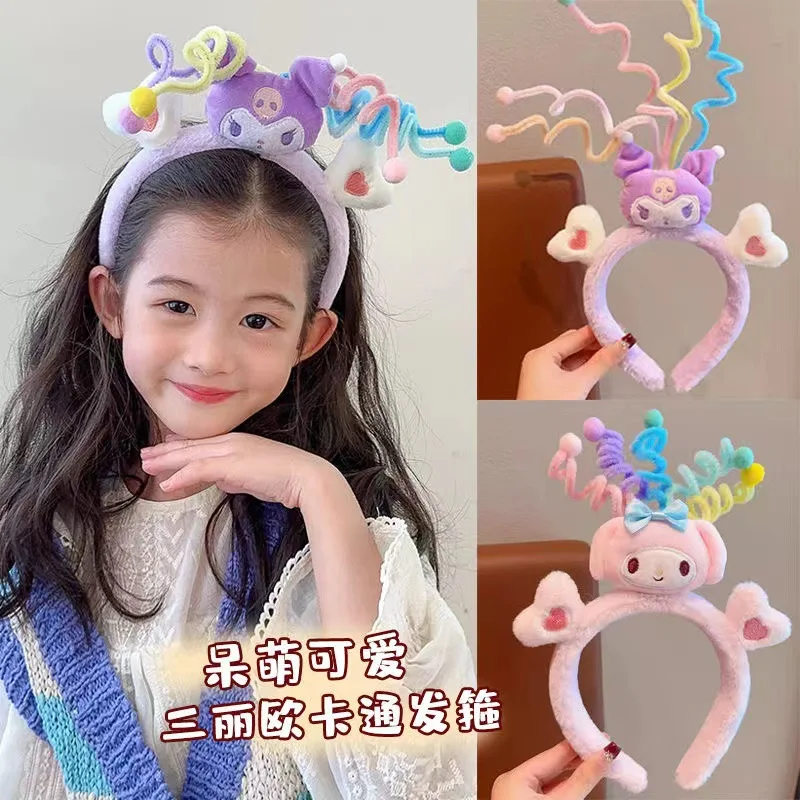 Cute Sanrio Cartoon Fun Headband Decorative Headband Kawaii Kuromi Melody Kitty Bow Makeup Wash Hair Accessories Gifts for Girl
Cute Sanrio Cartoon Fun Headband Decorative Headband Kawaii Kuromi Melody Kitty Bow Makeup Wash Hair Accessories Gifts for Girl