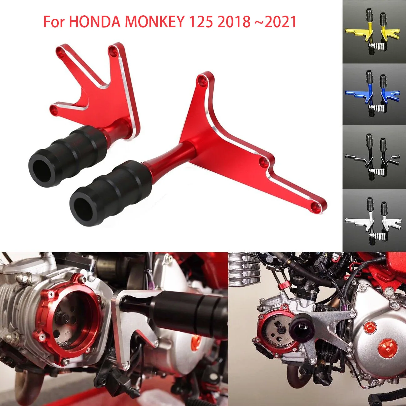 Слайдеры рамы мотоцикла с ЧПУ, защита от падения для HONDA MONKEY 125 2018 2019 2020 2021 Z125, аксессуары, противоударная накладка
Слайдеры рамы мотоцикла с ЧПУ, защита от падения для HONDA MONKEY 125 2018 2019 2020 2021 Z125, аксессуары, противоударная накладка