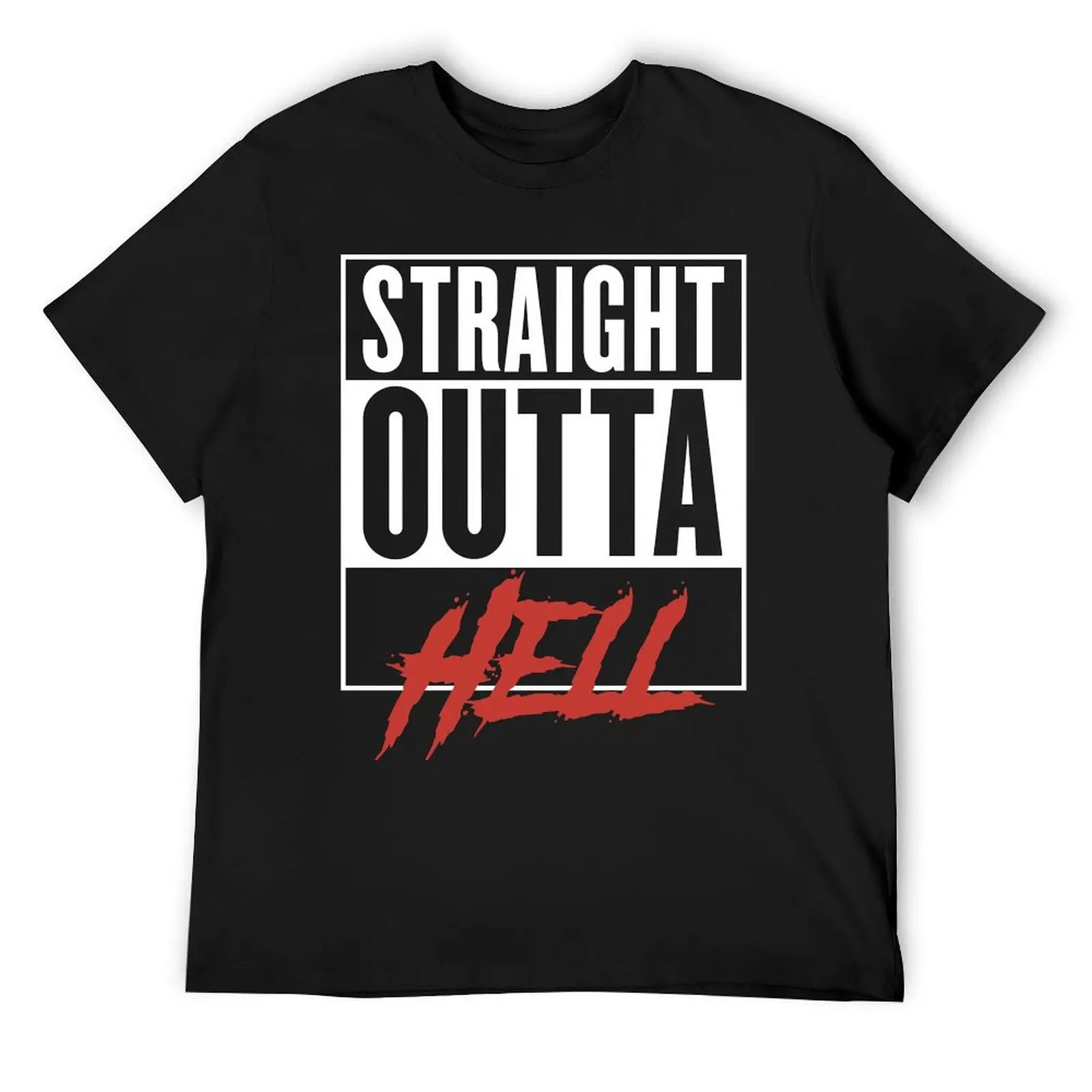 Straight out of hell T-Shirt man t shirt shirts graphic tee mens cotton t shirts
Straight out of hell T-Shirt man t shirt shirts graphic tee mens cotton t shirts