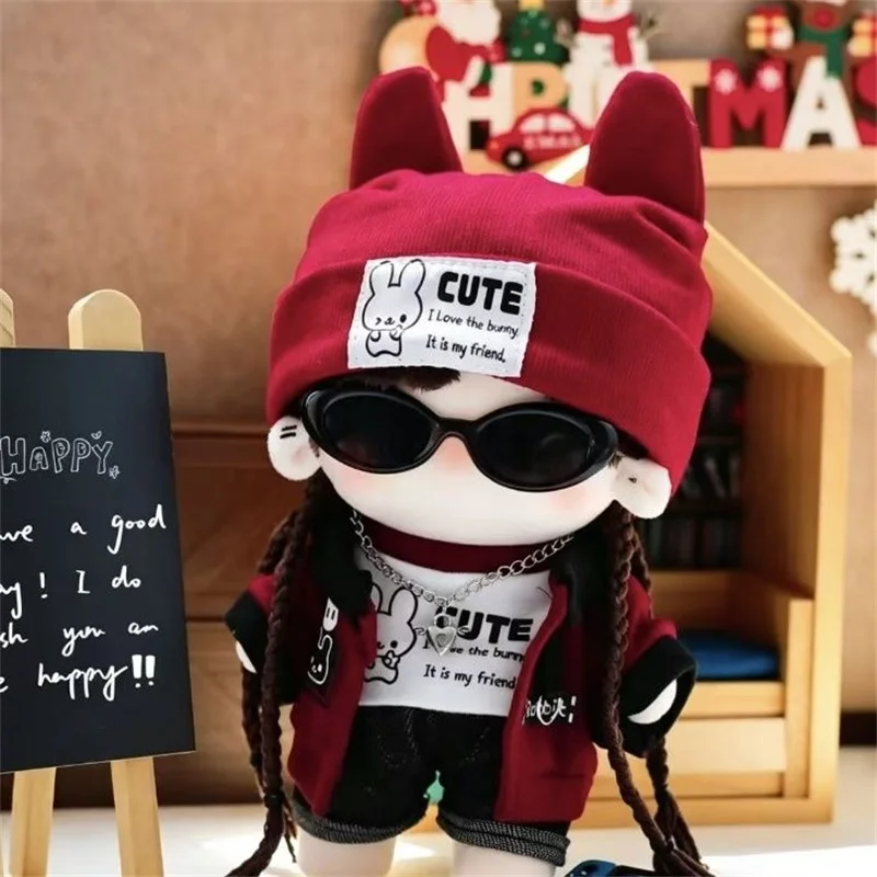 6-Piece Plush Toy Clothing Set For 20cm Plush Dolls - Cute And Stylish Diy Props Clothes, Glasses, Hat, Top, And Pants.
6-Piece Plush Toy Clothing Set For 20cm Plush Dolls - Cute And Stylish Diy Props Clothes, Glasses, Hat, Top, And Pants.