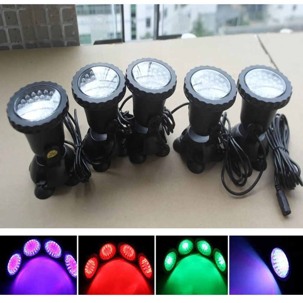 36 LED Rgb IP68 Waterproof Submersible Aquarium Light for Fish Tank Pond Fountain Water Garden Adjustable Mount Suction Cup
36 LED Rgb IP68 Waterproof Submersible Aquarium Light for Fish Tank Pond Fountain Water Garden Adjustable Mount Suction Cup