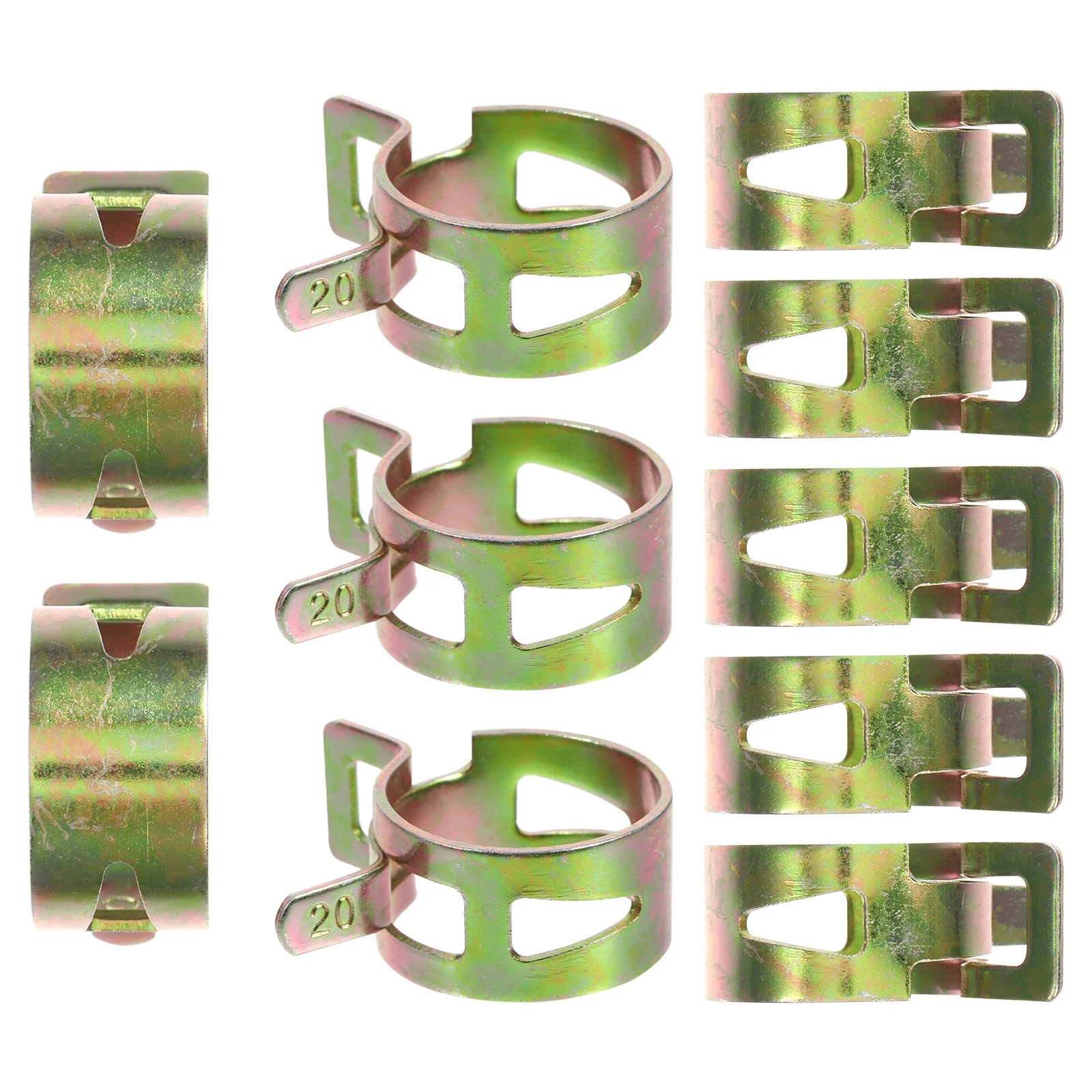 10Pcs Elastic Galvanized Clamps Φ20mm Tubing Clamps for Oil Hose Water Pipe Fixation Heavy Duty Car Accessories
10Pcs Elastic Galvanized Clamps Φ20mm Tubing Clamps for Oil Hose Water Pipe Fixation Heavy Duty Car Accessories
