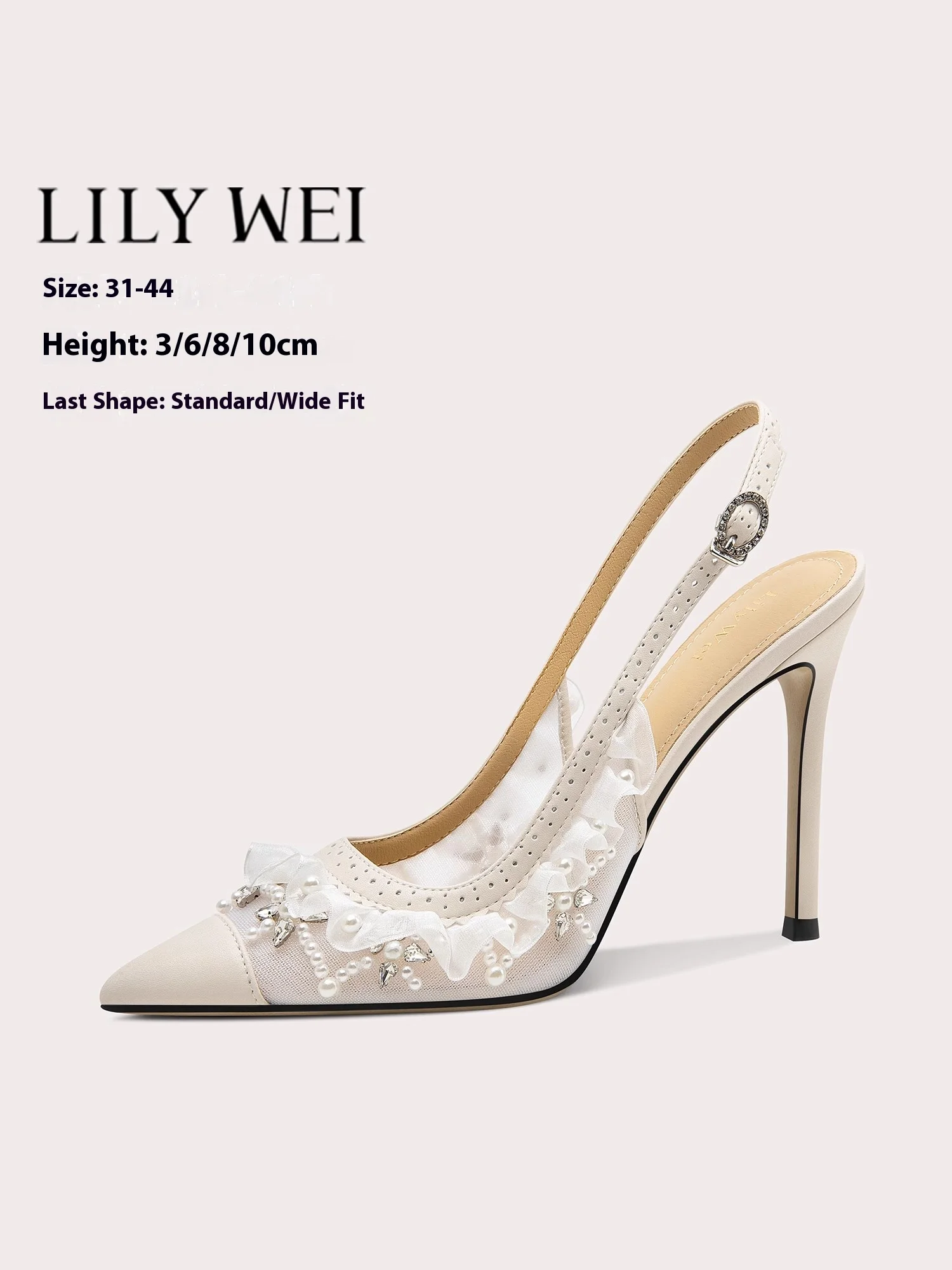 Summer new rhinestone pearl lace edge low-heeled wedding shoes thin high-heeled banquet large size small size women's sandals
Summer new rhinestone pearl lace edge low-heeled wedding shoes thin high-heeled banquet large size small size women's sandals