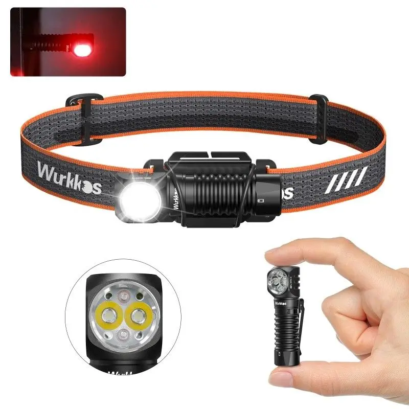 Wurkkos HD12 850 люмен перезаряжаемый налобный фонарь 14500/AA EDC мини-фонарик для кемпинга и приключений фонарики
Wurkkos HD12 850 люмен перезаряжаемый налобный фонарь 14500/AA EDC мини-фонарик для кемпинга и приключений фонарики