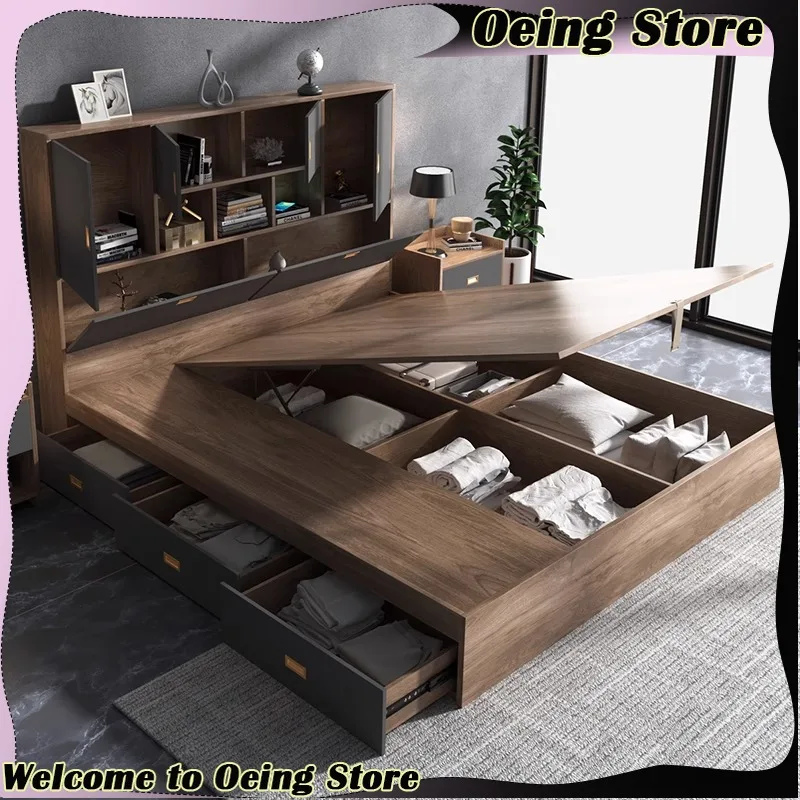 Japanese Storage Bed Bedside Table Unique French Luxury Bed Sleeping Queen Cama De Lujo Para Dormitorio Bedroom Set Furniture
Japanese Storage Bed Bedside Table Unique French Luxury Bed Sleeping Queen Cama De Lujo Para Dormitorio Bedroom Set Furniture