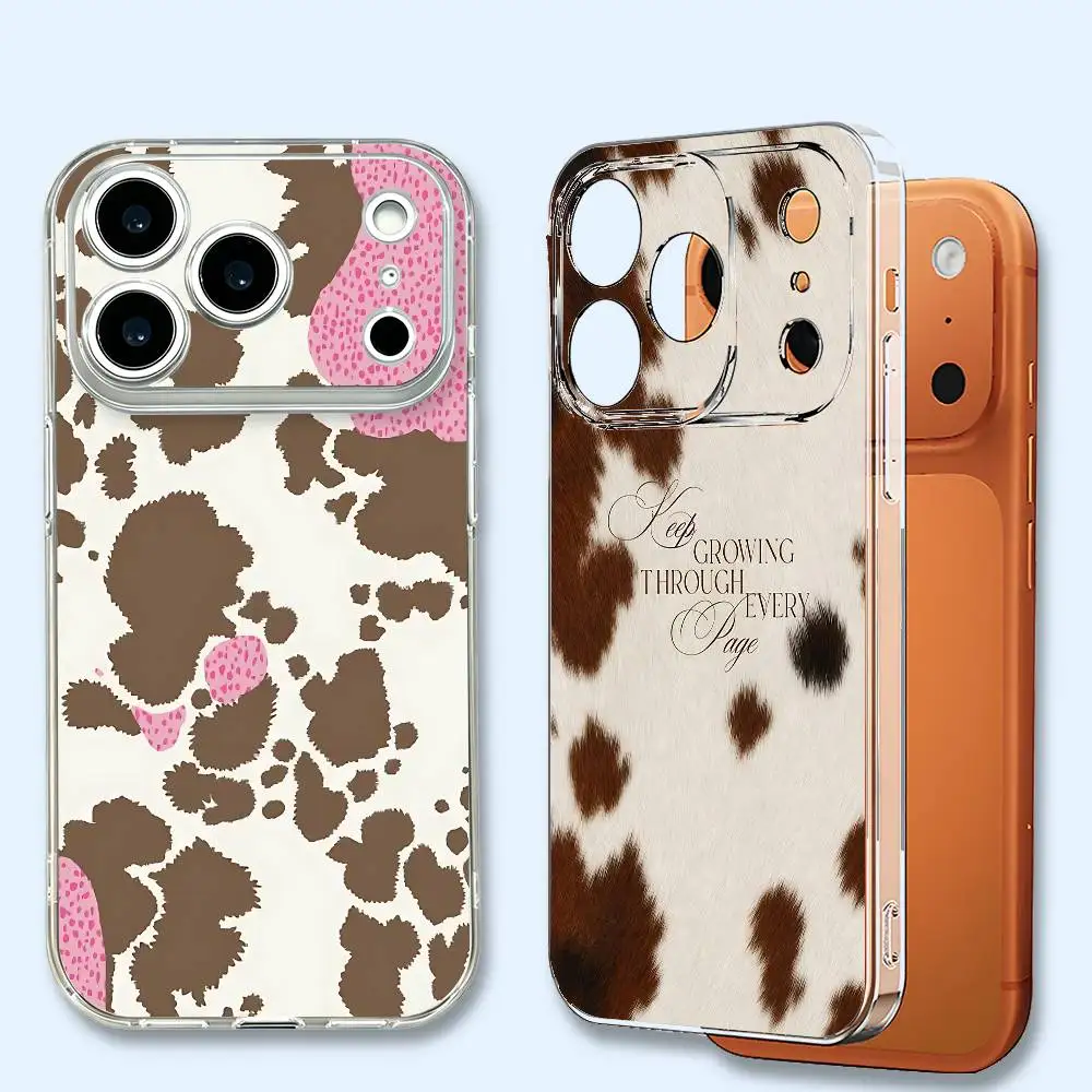 Retro Cow Print Vibe Transparent Phone Cover Soft TPU For iPhone 17 16 15 14 13 12 11 Pro Max E Full Protection
Retro Cow Print Vibe Transparent Phone Cover Soft TPU For iPhone 17 16 15 14 13 12 11 Pro Max E Full Protection