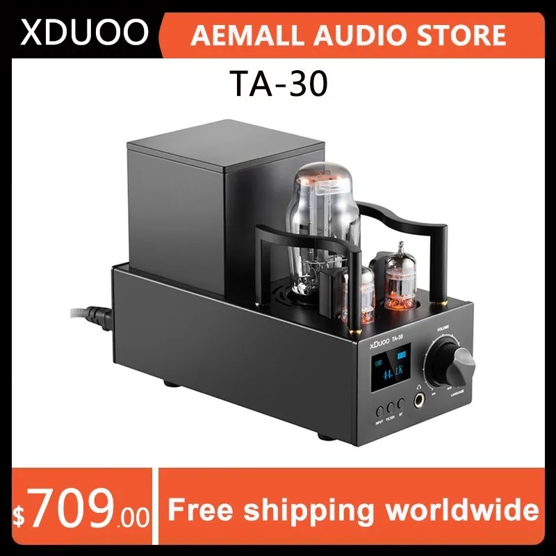 XDUOO TA-30 ES9038Q2M HD Bluetooth High Performance DSD512 DAC Tube Headphone Amplifier
XDUOO TA-30 ES9038Q2M HD Bluetooth High Performance DSD512 DAC Tube Headphone Amplifier